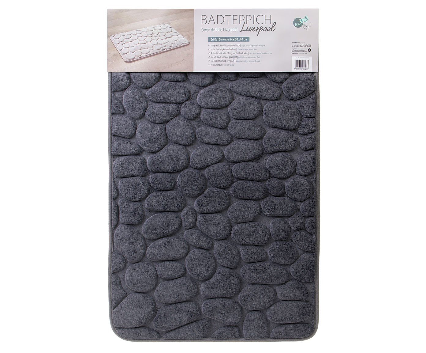 HSC Home-Style-Creation GmbH Schaum-Badematte Liverpool, Höhe günstig online kaufen