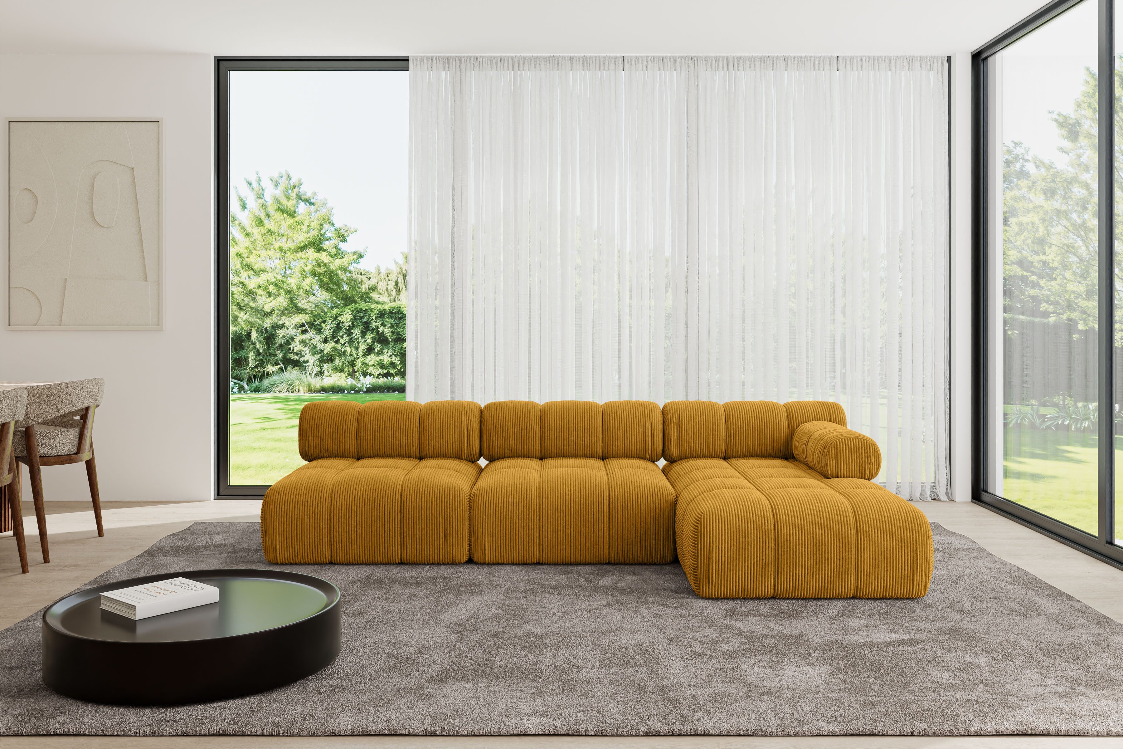 ALTDECOR Ecksofa Razon-L2, Sofa Praktische Bequeme Funktionsecke Couch L-Form Eckcouch, Corner Sofa U-Form Vielseitige Sofa Wohnlandschaft Wohnzimmer