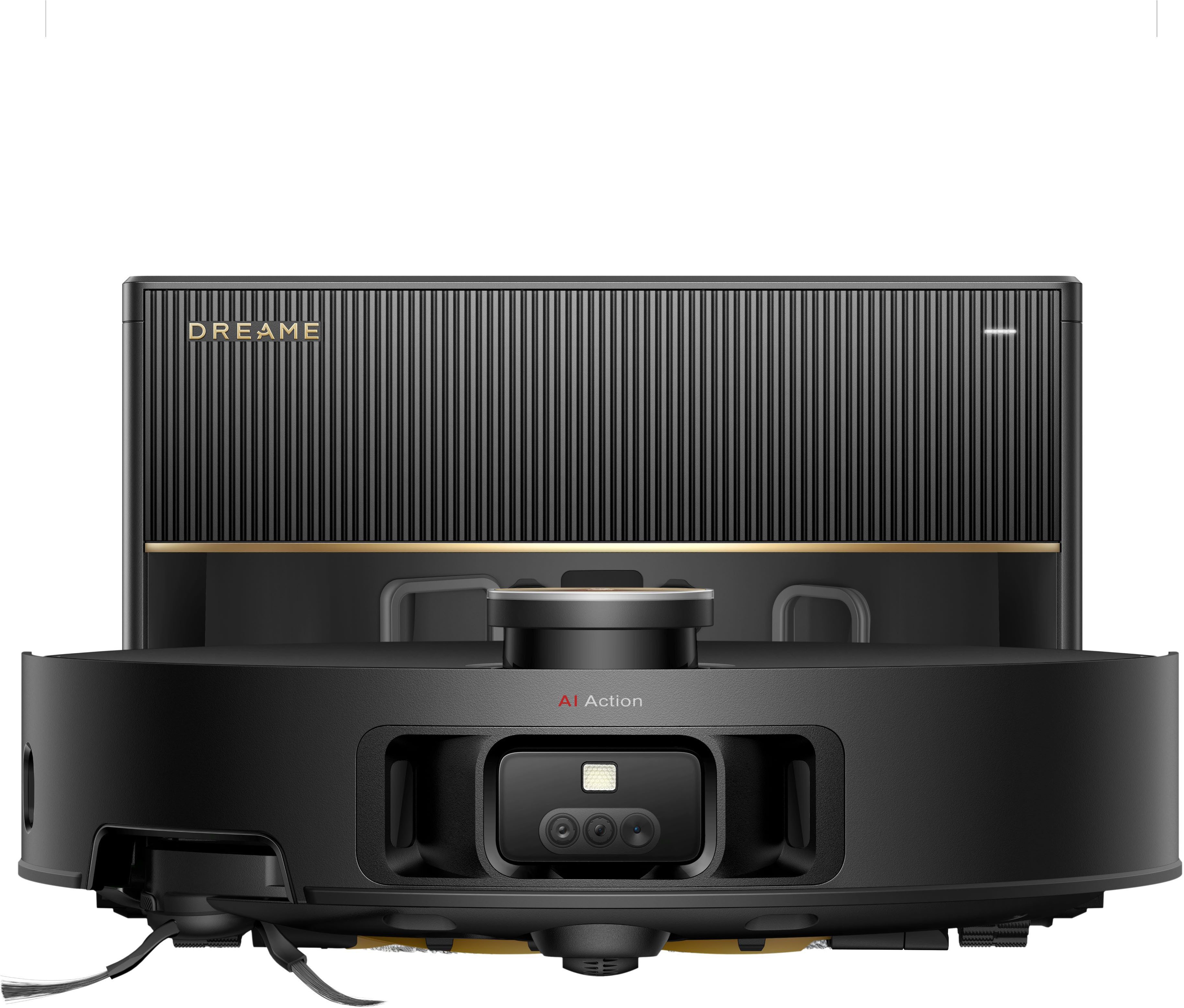 Dreame Saugroboter mit Wischfunktion Dreame X50 Master, 20.000 Pa Saugkraft, Hindernisüberwindung, kompakte Basisstation