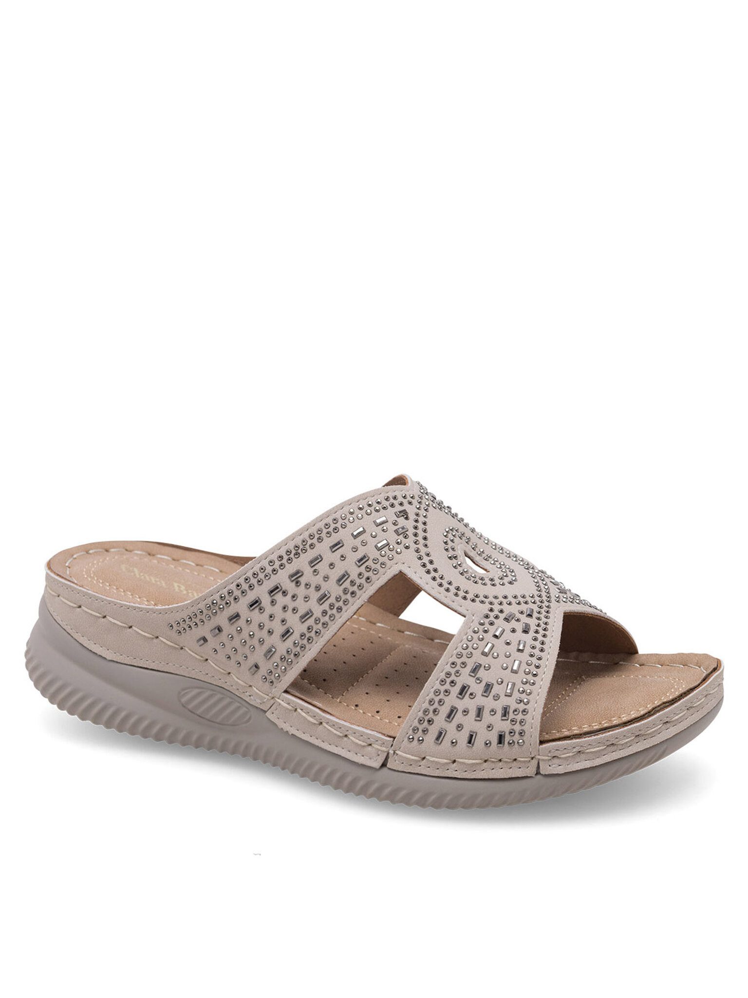 Clara Barson Clara Barson Pantoletten Damen WYL05010-30 Beige Pantolette günstig online kaufen