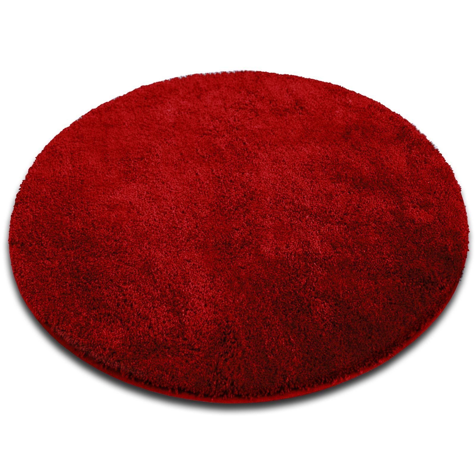 Karat Badematte Bari Hazy, Rund, Badteppich, Viele verschiedene Farben & Größen, Höhe 30 mm, Weicher & dichter Flor, Polyester, Mikrofaser, Rund, besonders weich durch Mikrofaser