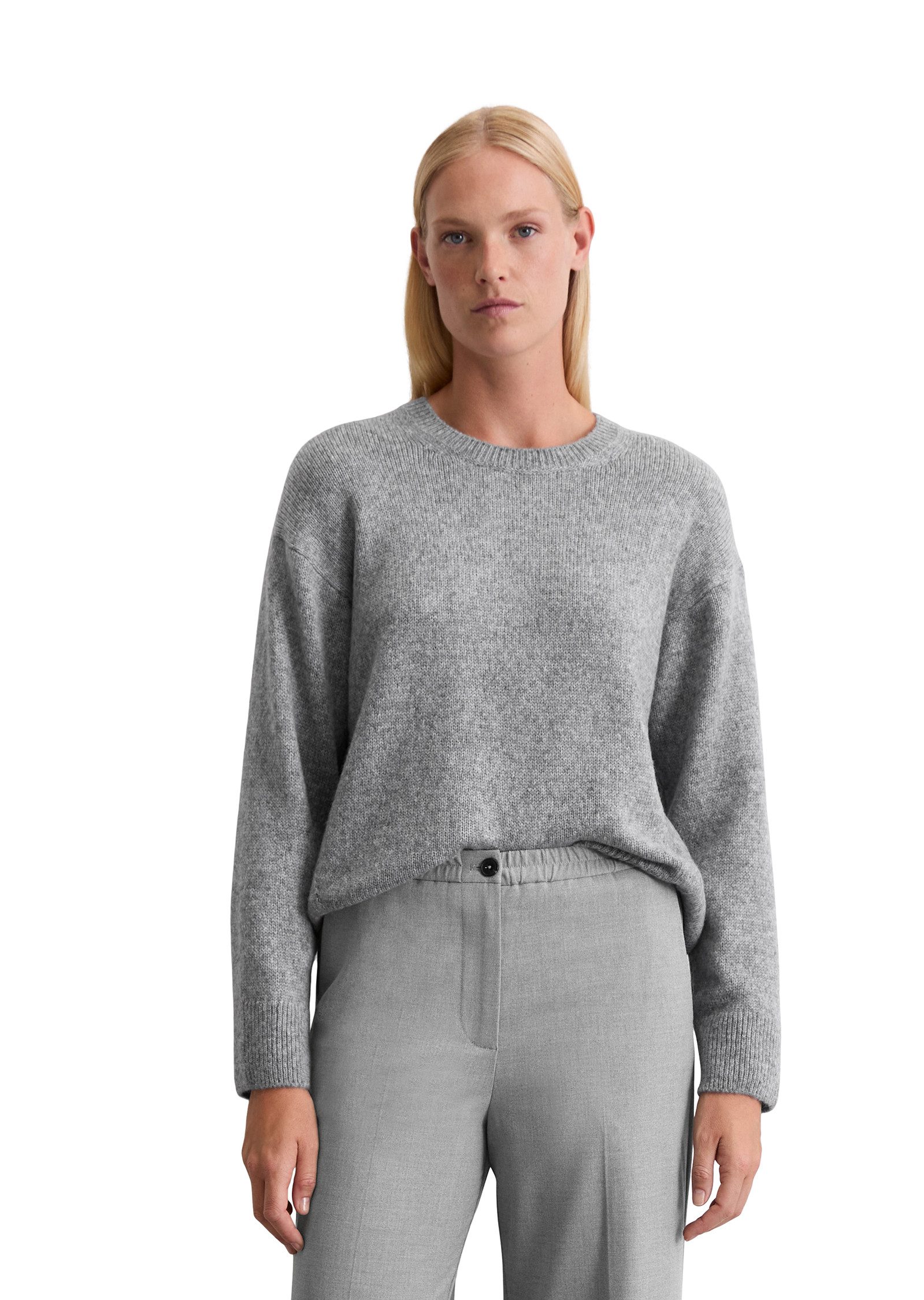 Marc O'Polo Rundhalspullover aus weicher Schurwolle günstig online kaufen