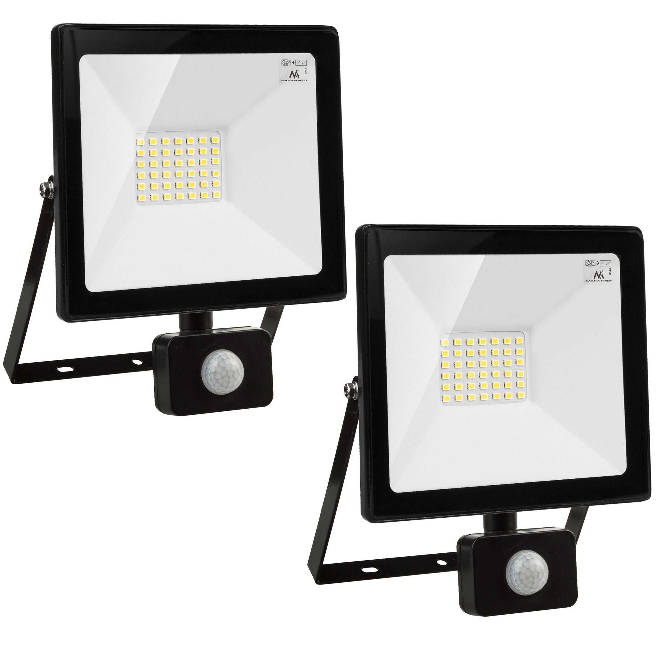 Maclean LED Flutlichtstrahler, LED fest integriert, günstig online kaufen