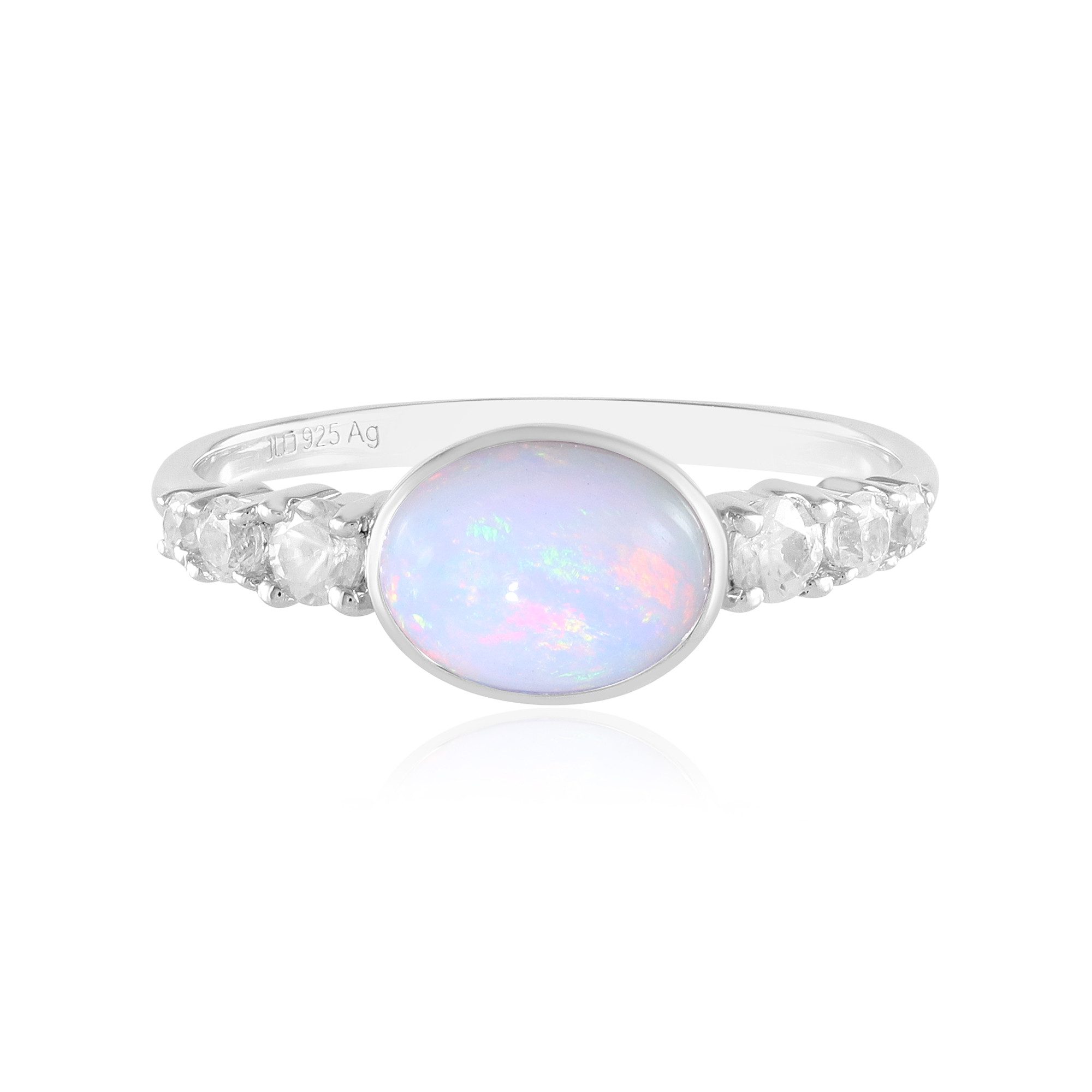 Cavill Silberring Welo Opal Silber Ring, Äthiopisch 1,121 ct (1-tlg)