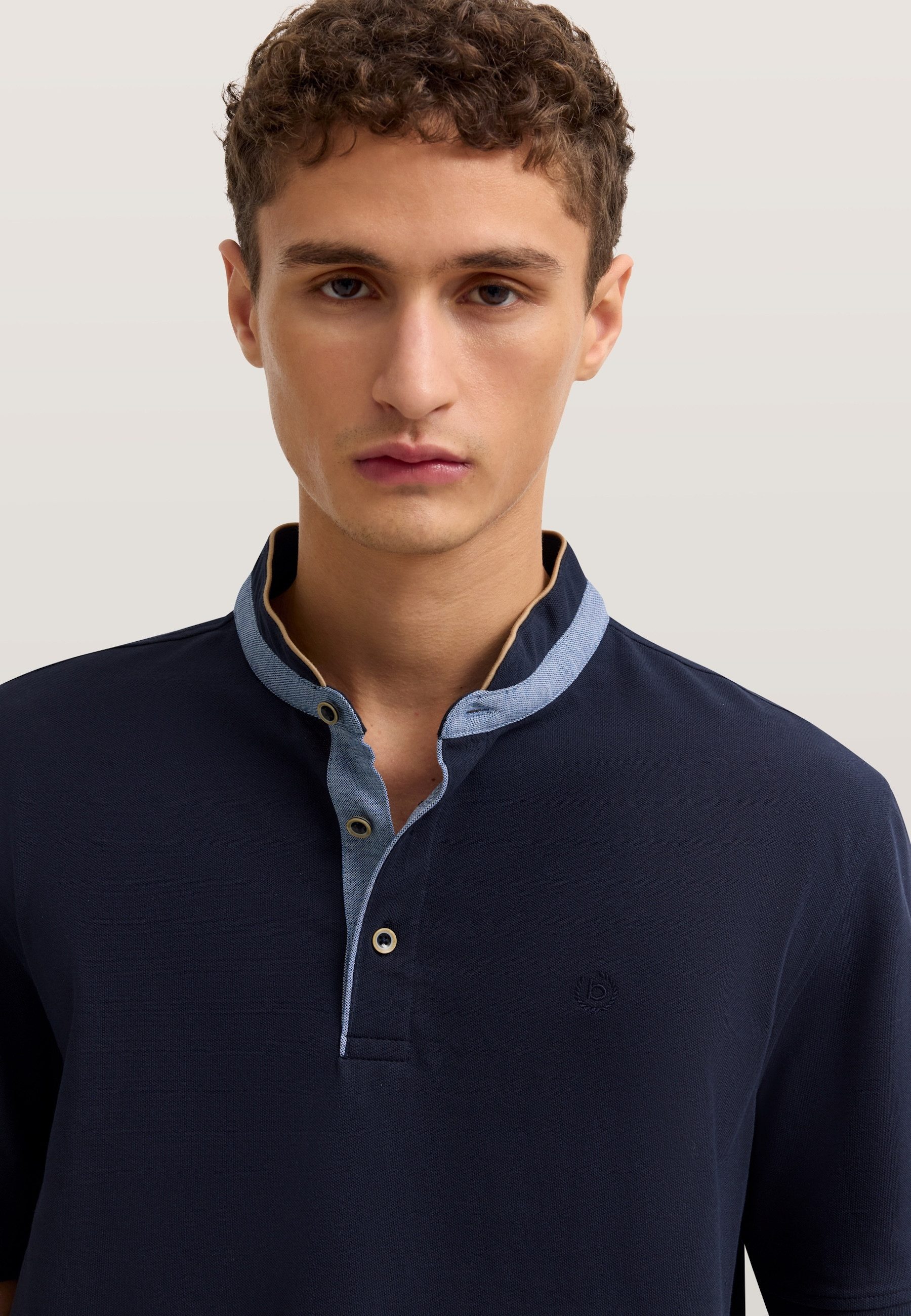 bugatti Poloshirt Modern Fit aus reiner Baumwolle