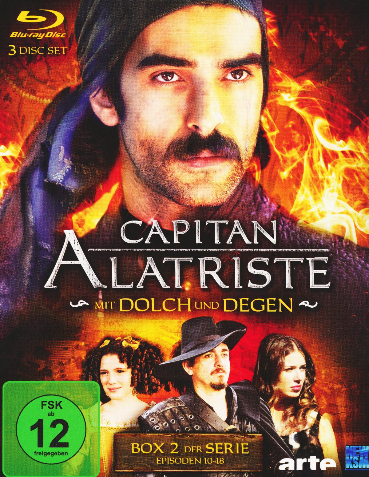 Blu-ray Capitan Alatriste - Mit Dolch und Degen Box 2 (Folge 10-18)