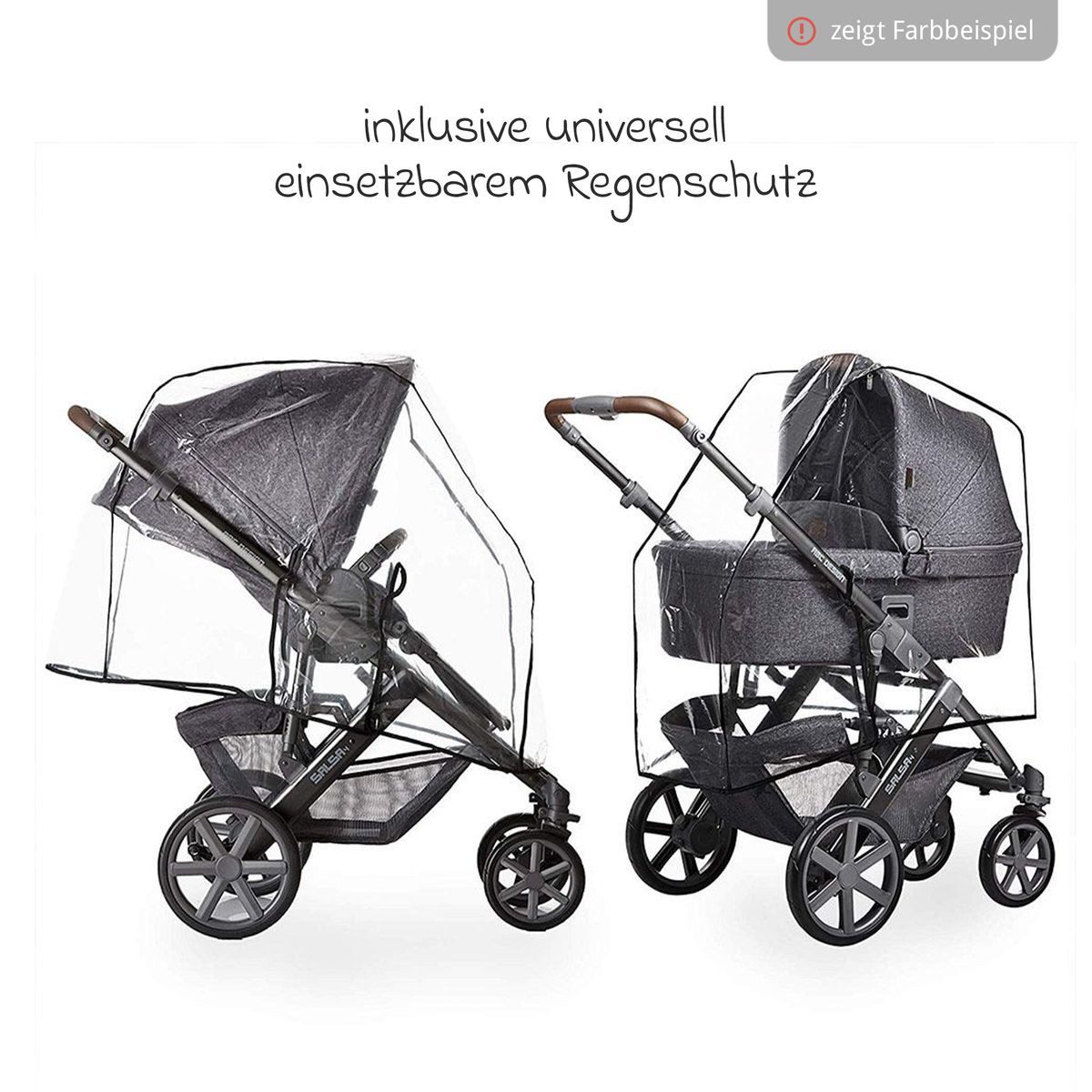 ABC Design Kombi-Kinderwagen Salsa 5 Air - Pine, 2in1 Kinderwagen Set mit Babywanne, Sportsitz, Wickeltasche & Zubehör