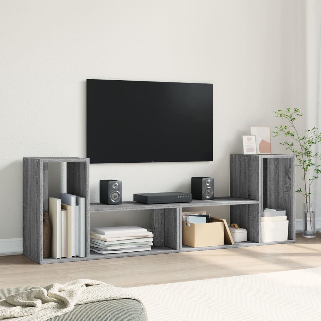 vidaXL TV-Schrank TV-Schränke 2 Stk. Grau günstig online kaufen