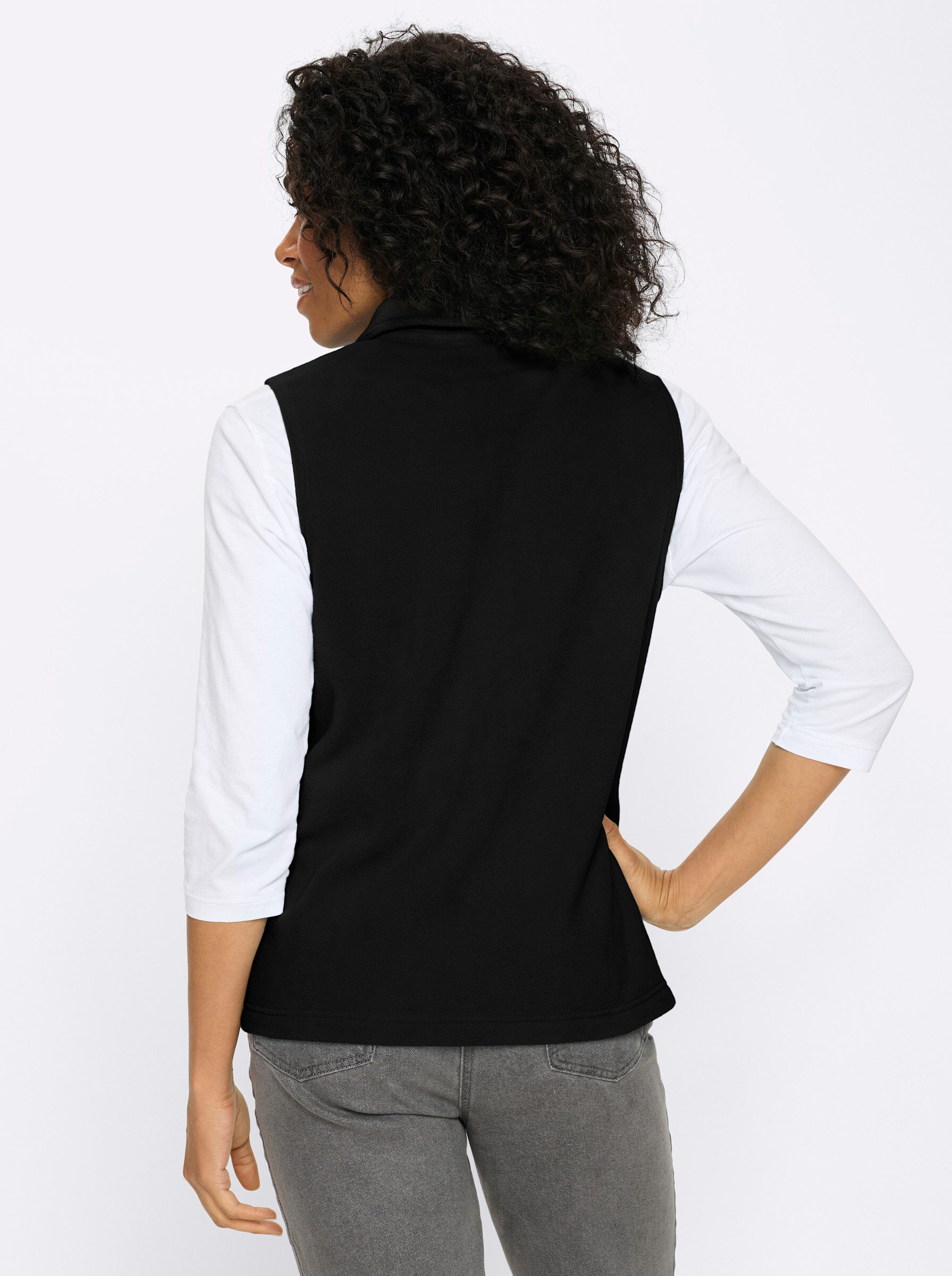 Sieh an! Jerseyweste Fleece-Weste günstig online kaufen