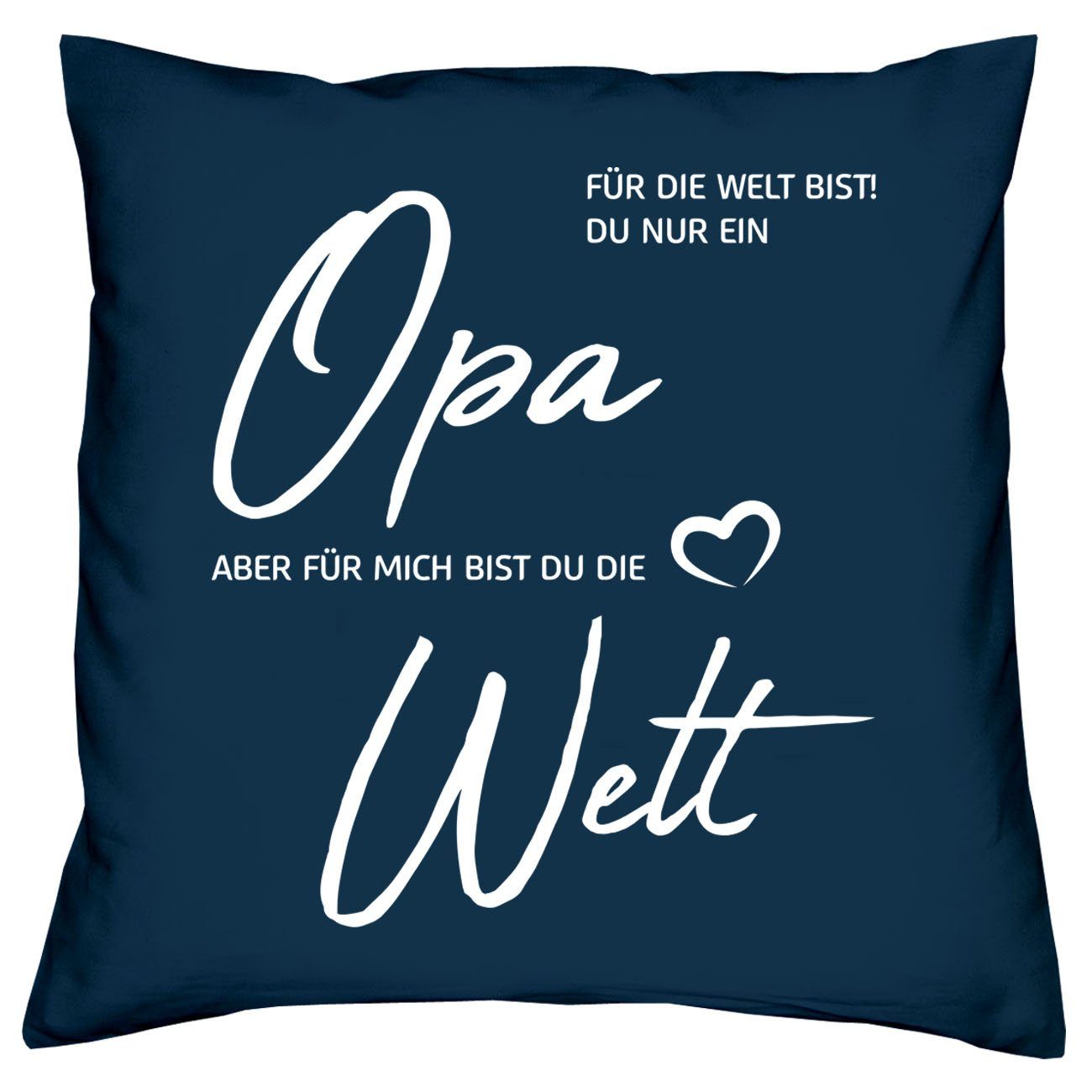 Soreso® Dekokissen Geschenk für Geschenk-Set Kissen-Set Opa Weihnachten Oma Weihnachtsgeschenk, und