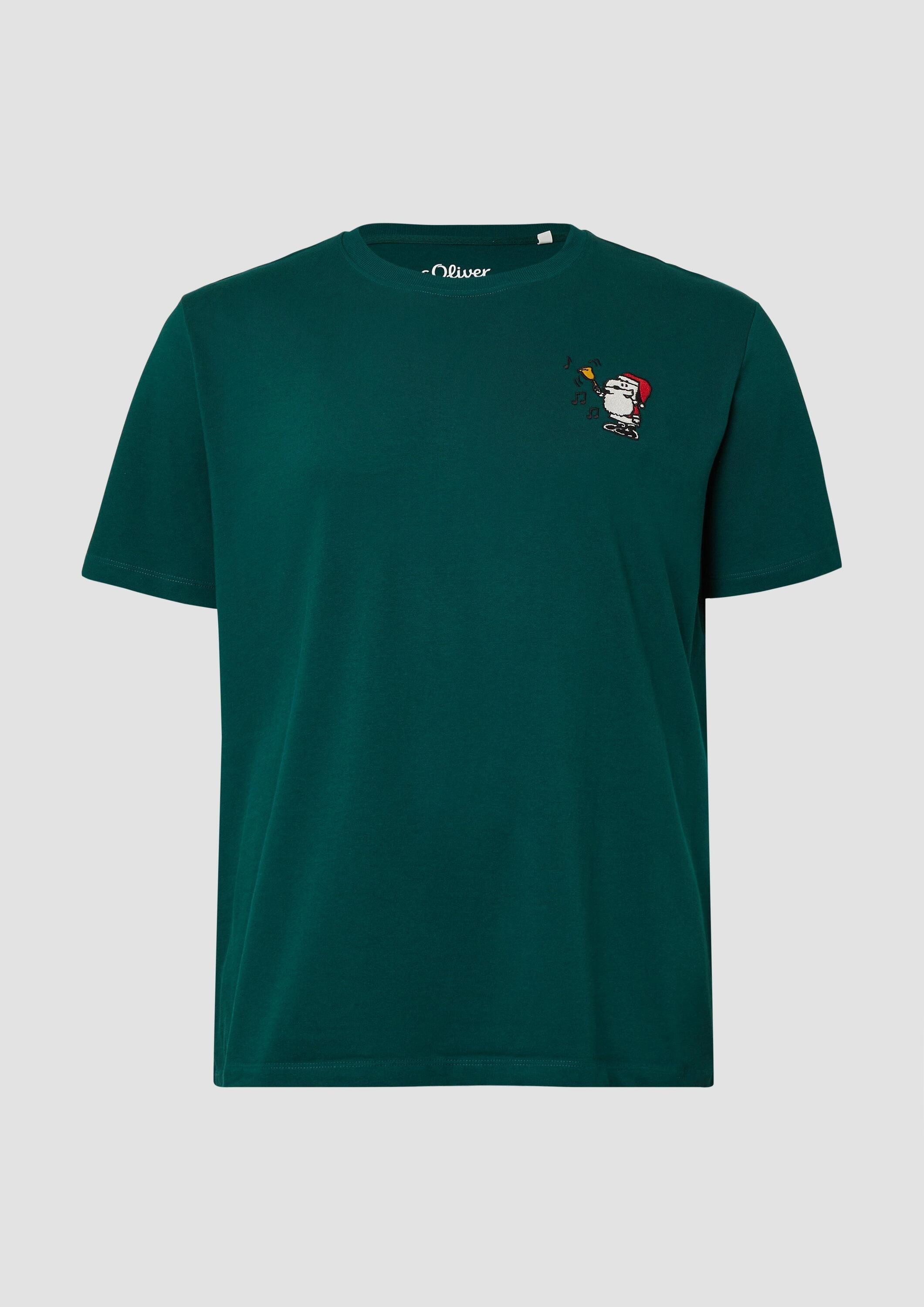 s.Oliver Kurzarmshirt T-Shirt T-Shirt mit Peanuts®-Artwork