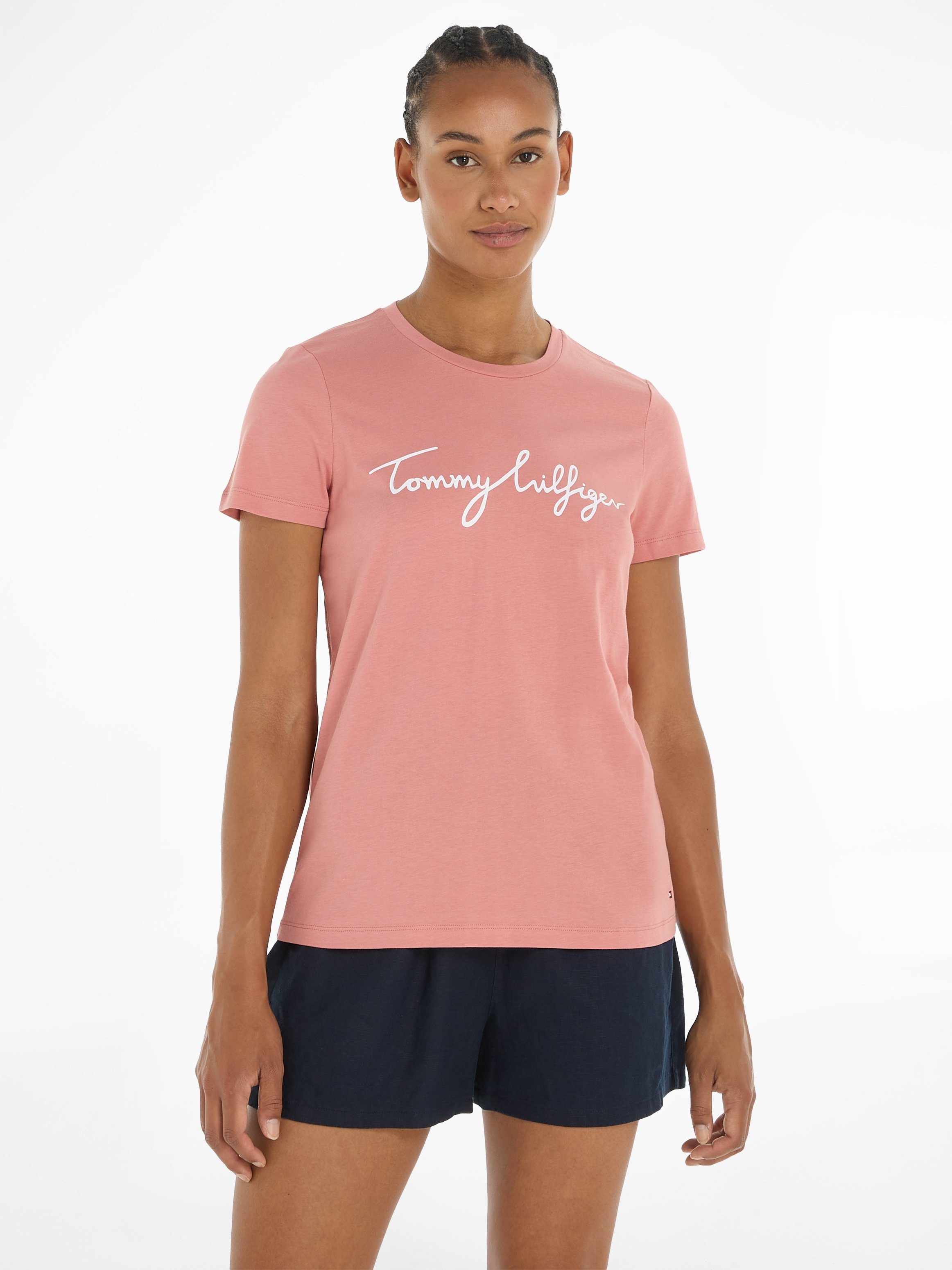 Rosa Tommy Hilfiger Damen T-Shirts online kaufen | OTTO