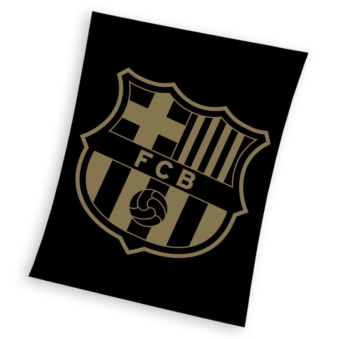 Wohndecke FC Barcelona Coral Fleecedecke Kuscheldecke 130 x 160 cm, FC Barcelona