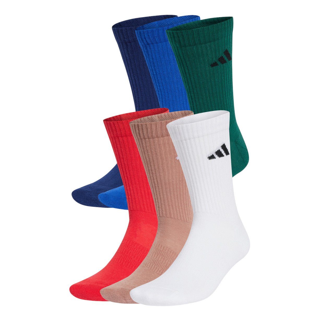adidas Performance Sportsocken Crew Cushioned sortiert - 6 Paar günstig online kaufen