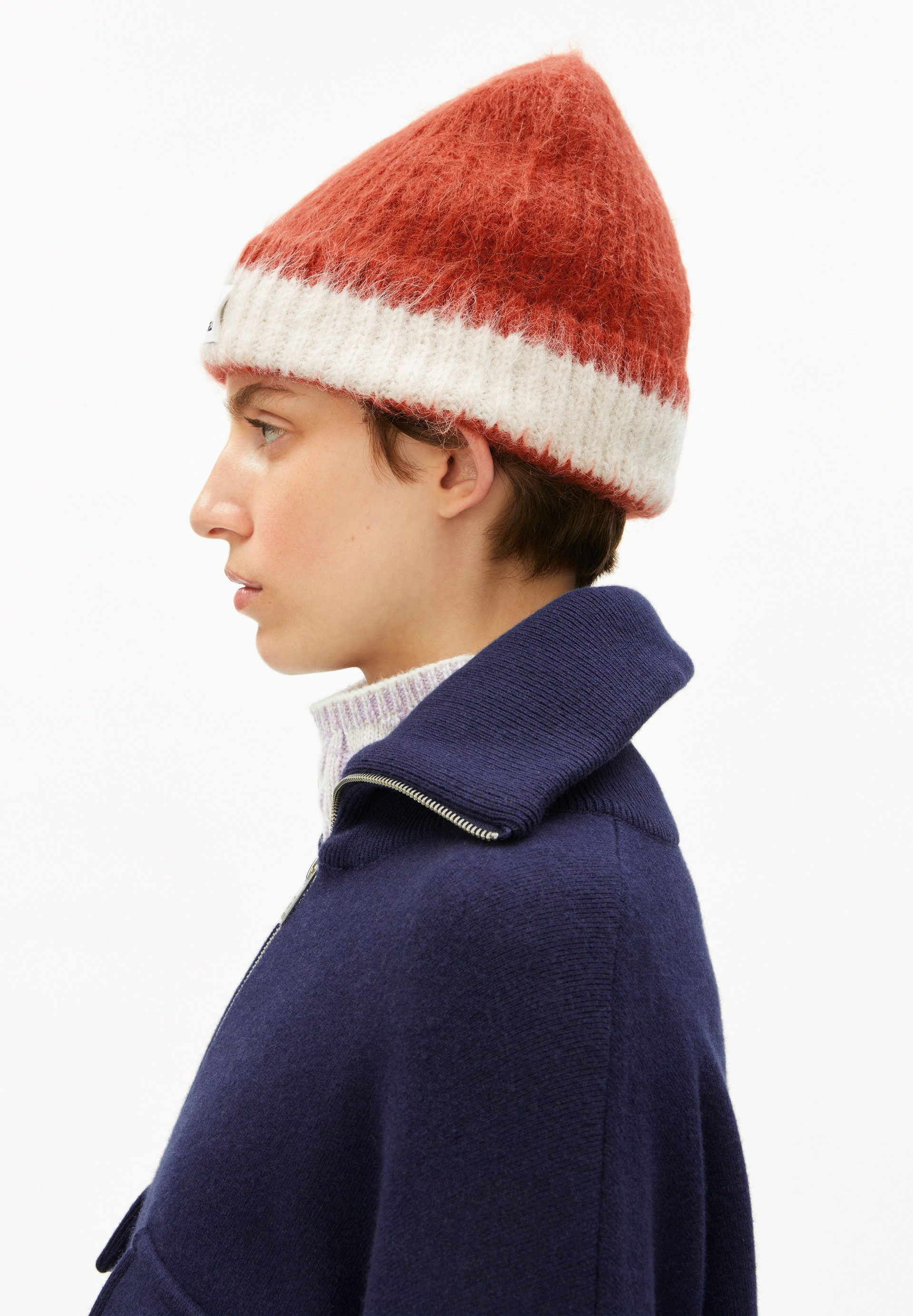 Armedangels Strickmütze JUPILAA STRIPED UN-WASTED Unisex