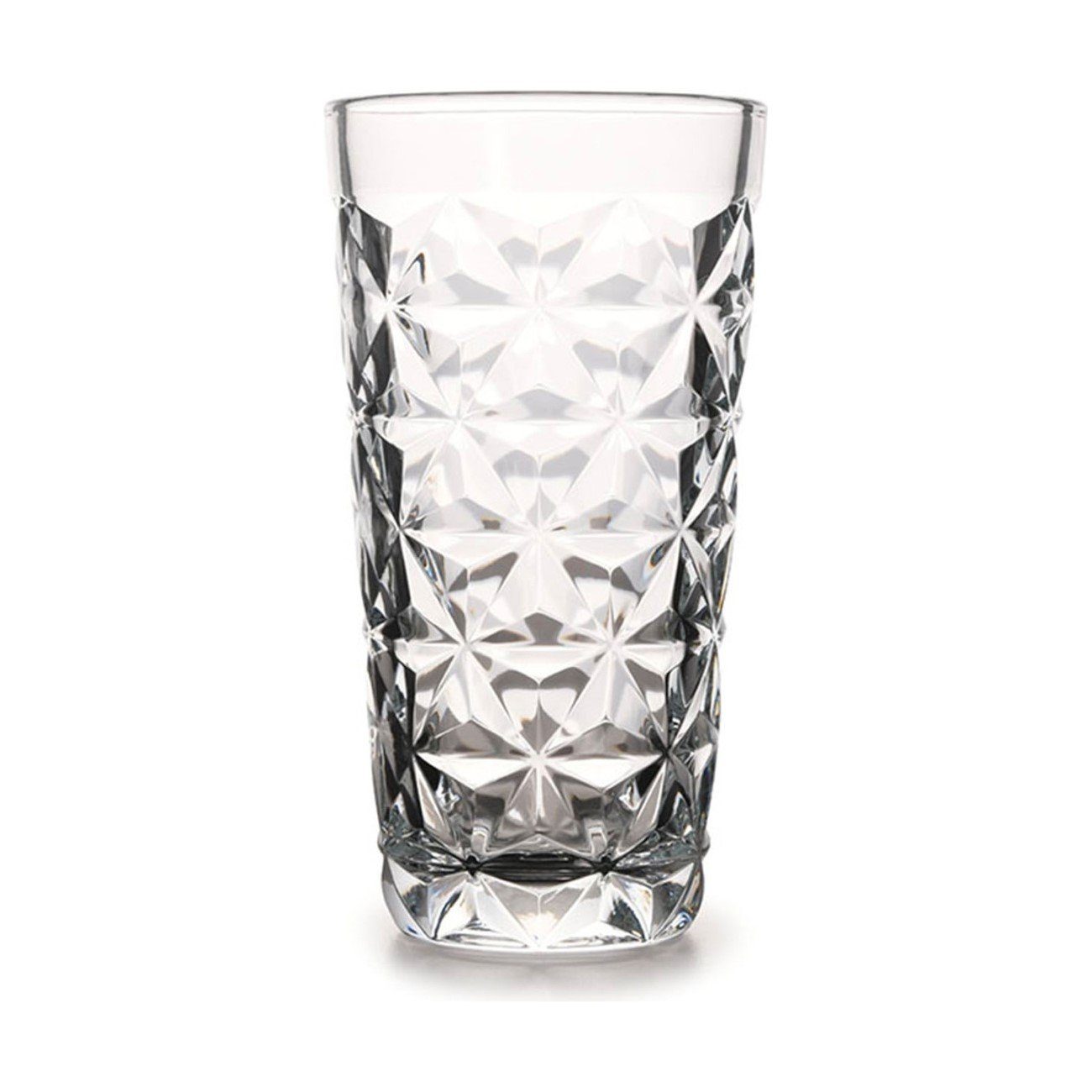Gläser-Set 4 Tlg. Trinkgläser-Set Softtrinkglas 285 ml Transparent Kristall-Look