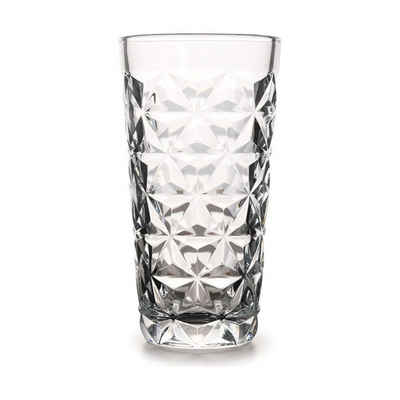Pasabahce Gläser-Set 4 Tlg. Trinkgläser-Set Softtrinkglas 285 ml Transparent Kristall-Look