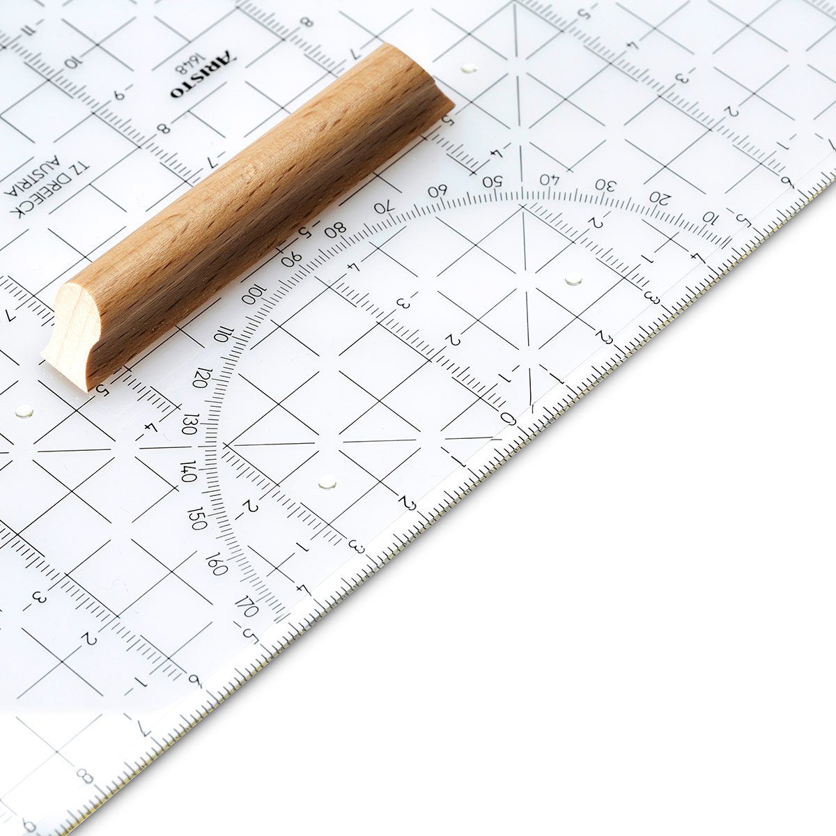 ARISTO Geodreieck ARISTO Geodreieck Tz Dreieck 32,5cm mit Holzgriff