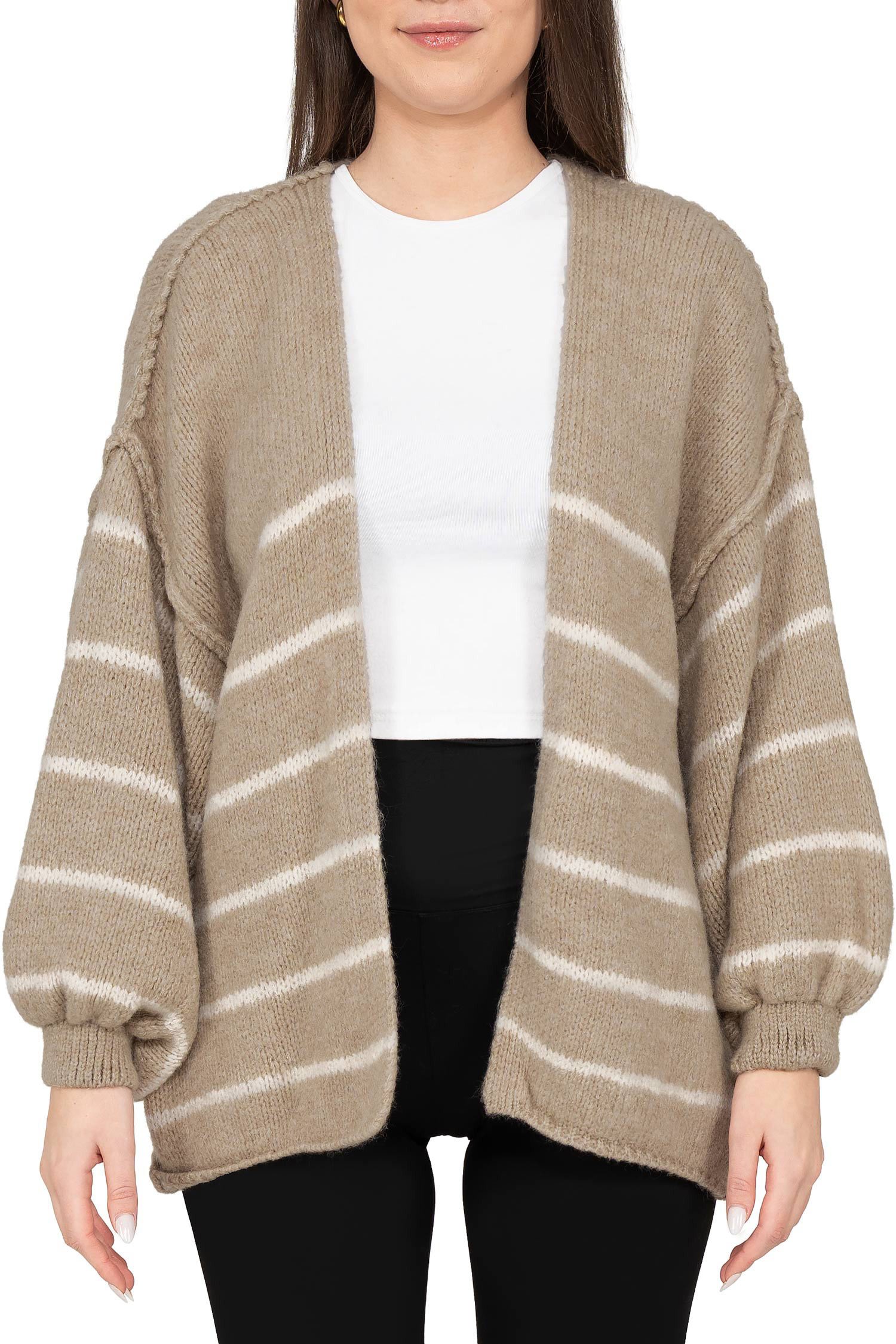 Reichstadt Cardigan Damen Relaxed Fit Strickjacke 25RSW088 (1-tlg) Moderner günstig online kaufen