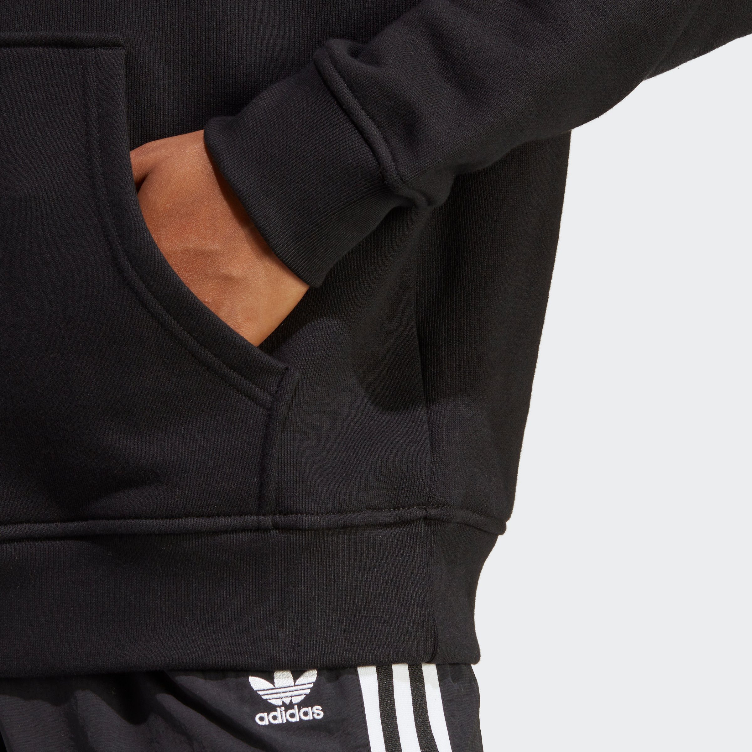 adidas Originals Kapuzensweatshirt TREFOIL Black HOODIE