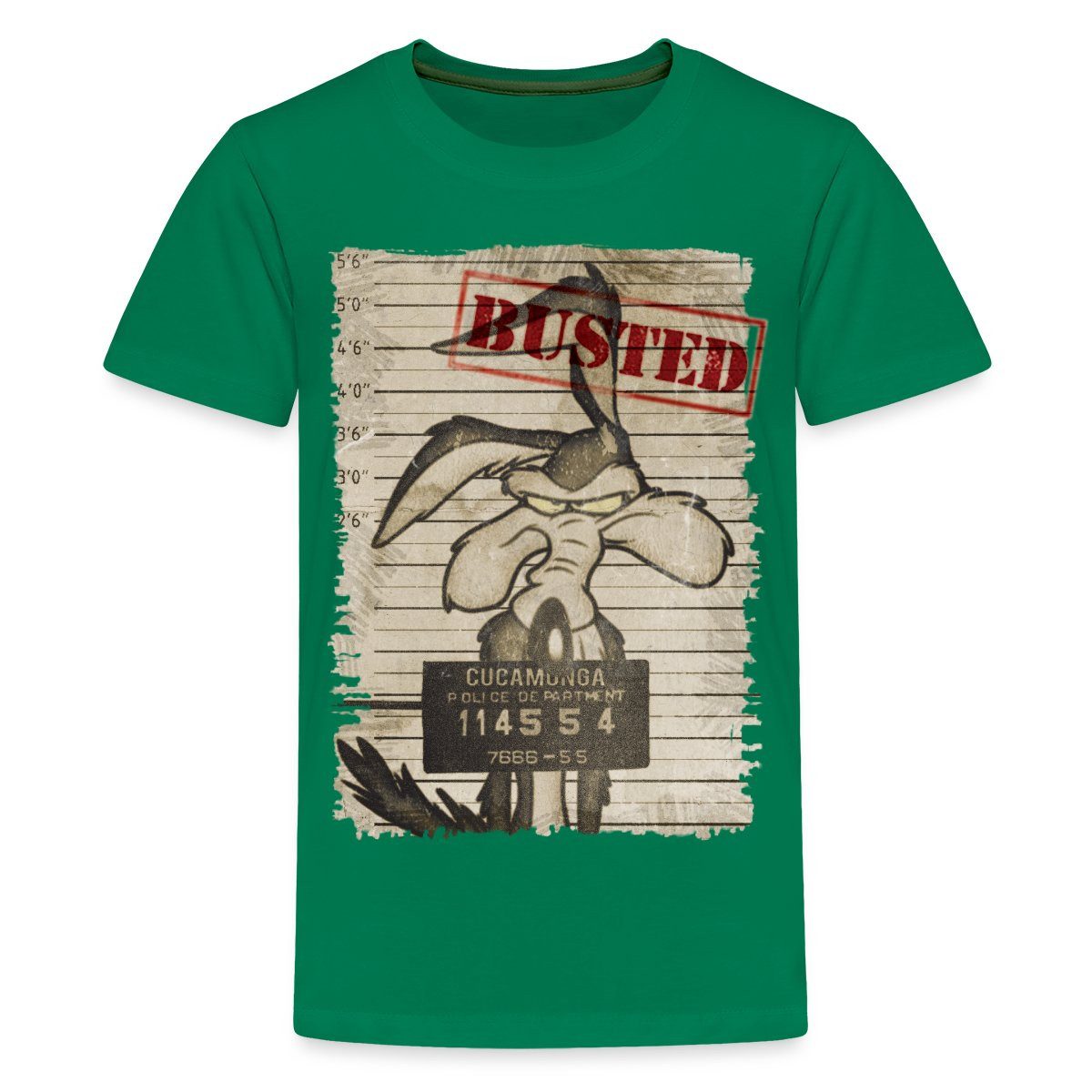 T-Shirt Looney Tunes Wile E. Coyote Busted Teenager Premium T-Shirt