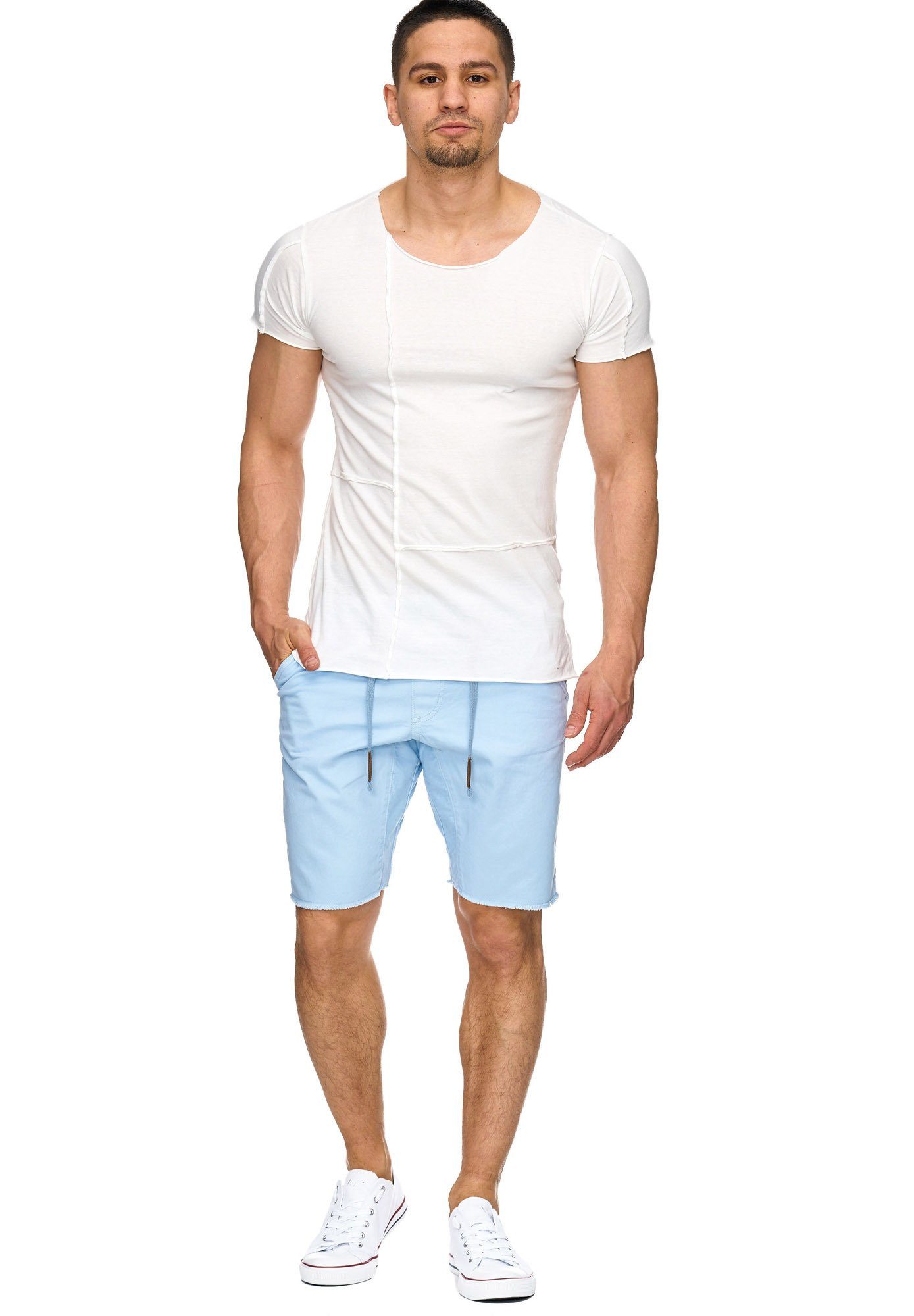 Blue Carver Chinoshorts Sky Indicode