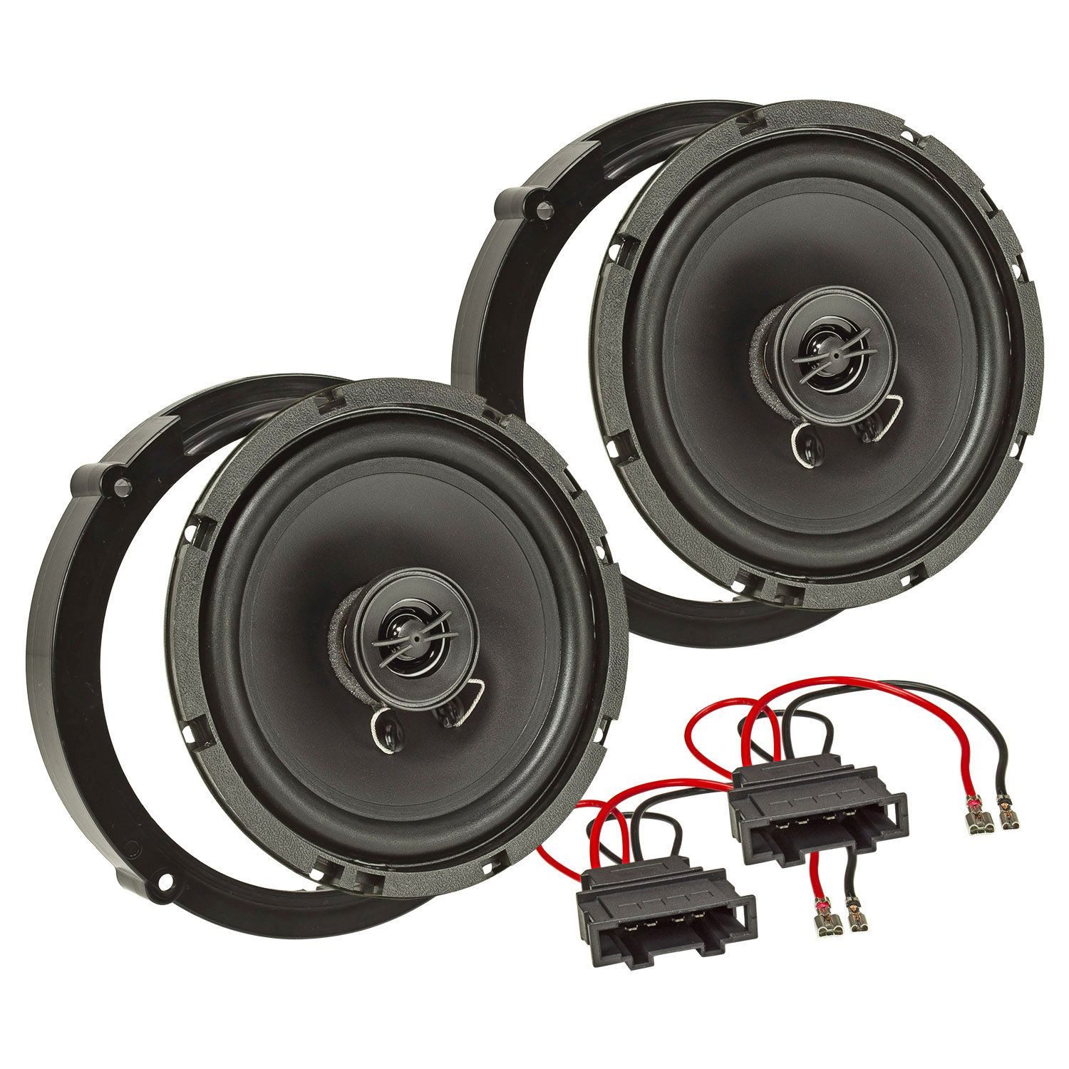 tomzz Audio TA16.5-Pro Lautsprecherset passt für Seat Ibiza Leon VW Polo Tür vorne Auto-Lautsprecher