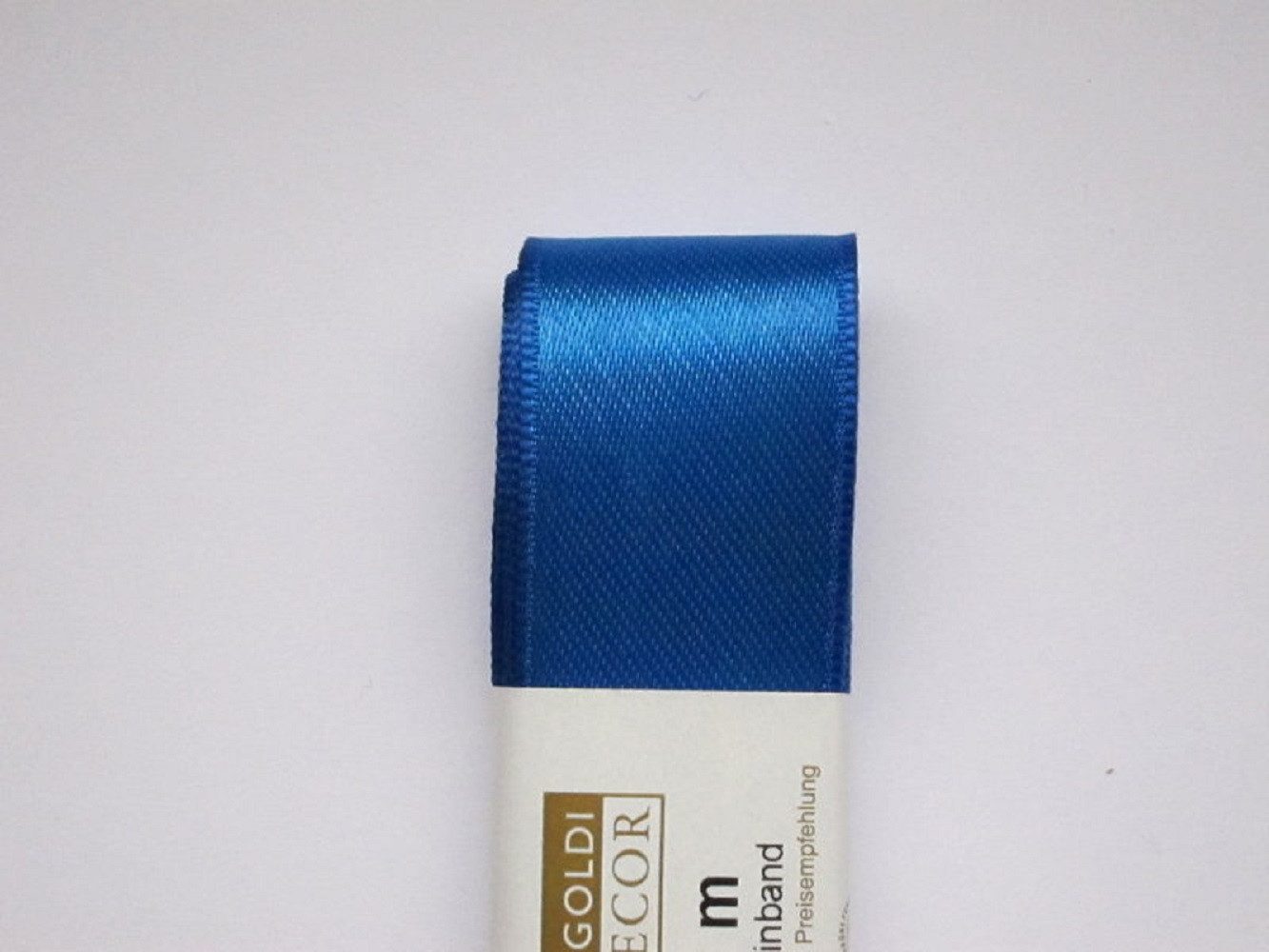 Goldina Loy GmbH + Co KG Geschenkband STOFF- BAND Doppelsatin farbig GOLDINA 40 mm/3m
