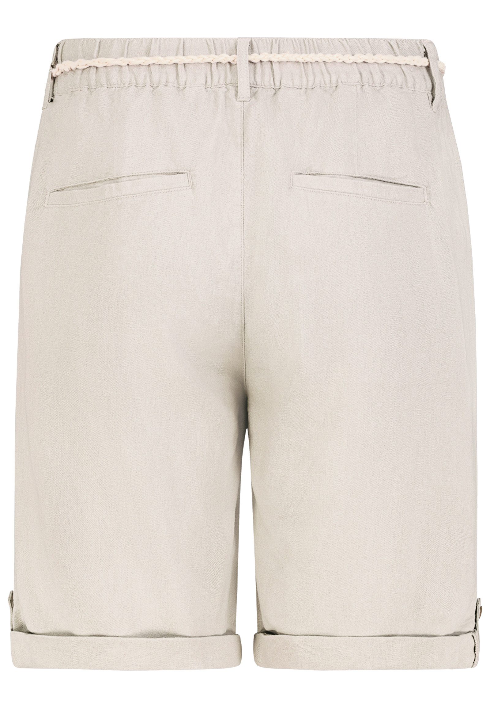 Eight2Nine Bermudas Damen Bermuda-Shorts mit Kordel Kurze Leinen-Viskose Shorts mit dekorativer Kordel, Seitentaschen – Bild 2 von 3