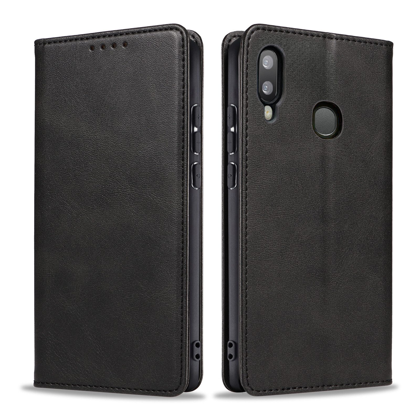Tec-Expert Handyhülle Tasche Hülle für Samsung Galaxy A20e 5.8 Zoll, 5.8", Cover Klapphülle Case mit Kartenfach Fliphülle aufstellbar