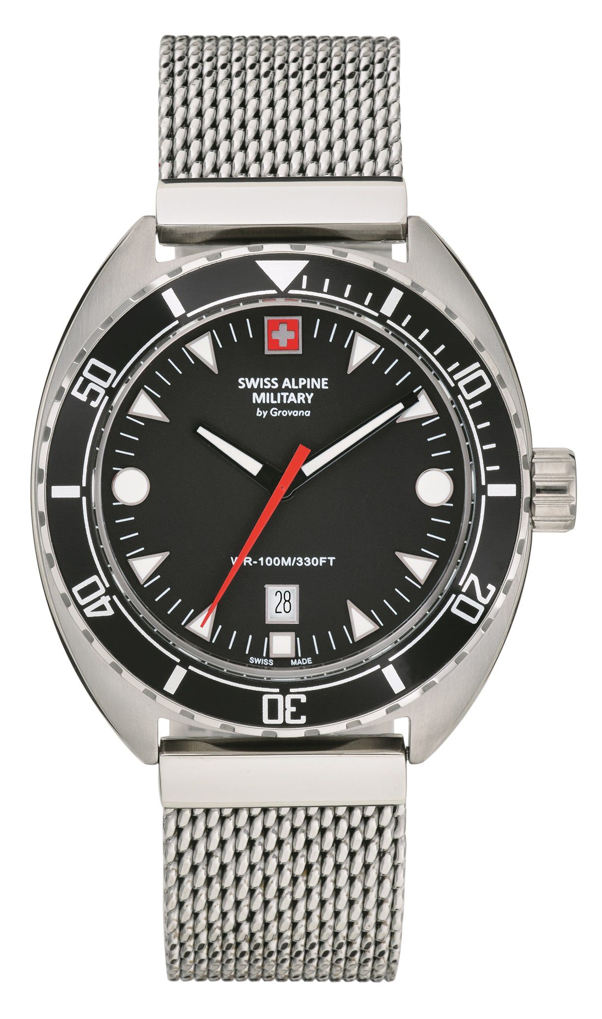 7066.1137 Alpine Quarzuhr Military Military by Swiss Alpine Swiss Grovana Herrenuhr