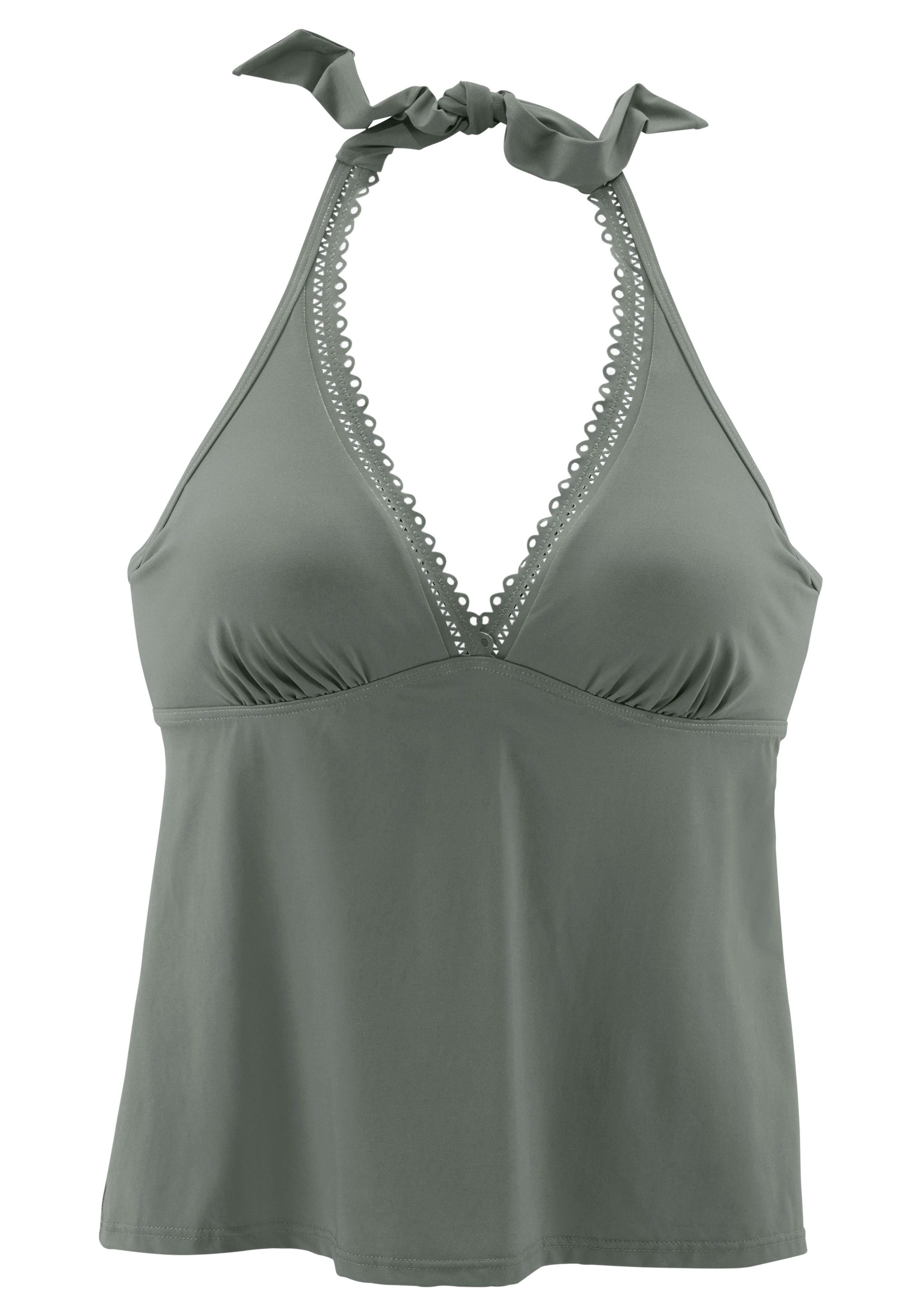 S.OLIVER Bügel-Tankini-Top Aiko mit Häkeloptik mehr
