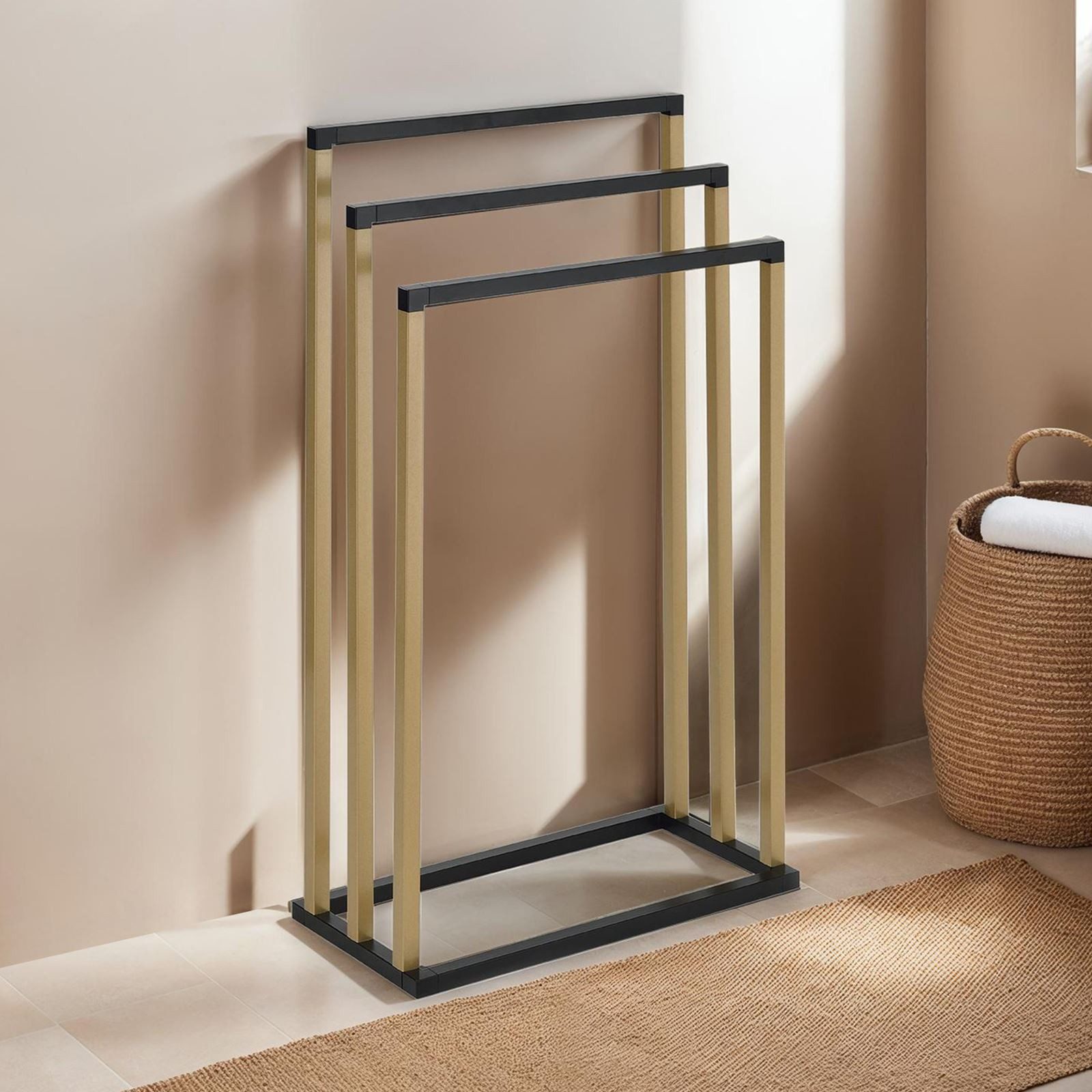 IDIMEX Handtuchständer KUNO, Handtuchhalter, freistehend mit 3 Stangen aus günstig online kaufen