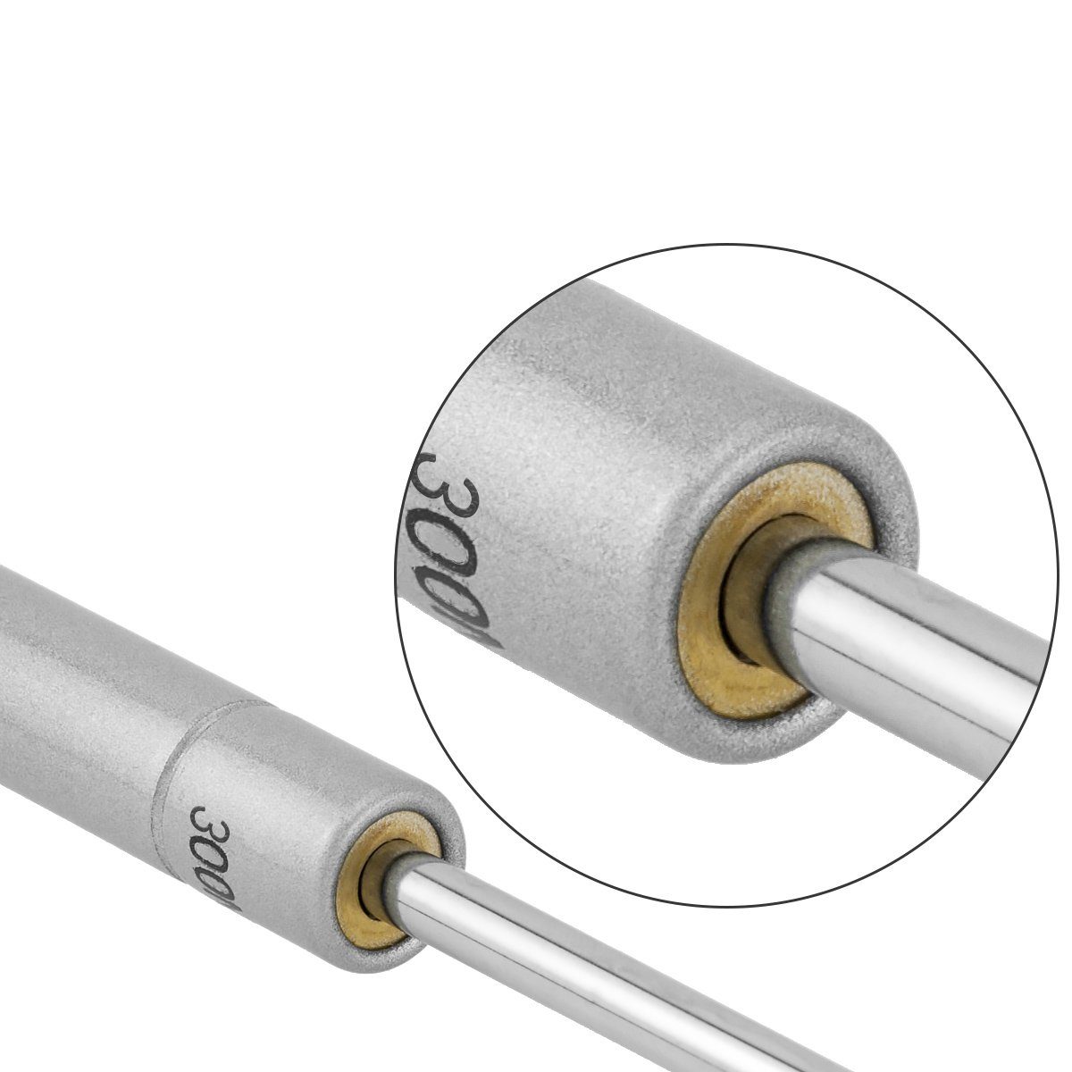 MidGard Möbelbeschlag Klappenstütze mit Gasdruckfeder, Gasdruckdämpfer, Gasfeder 300N (1 St)