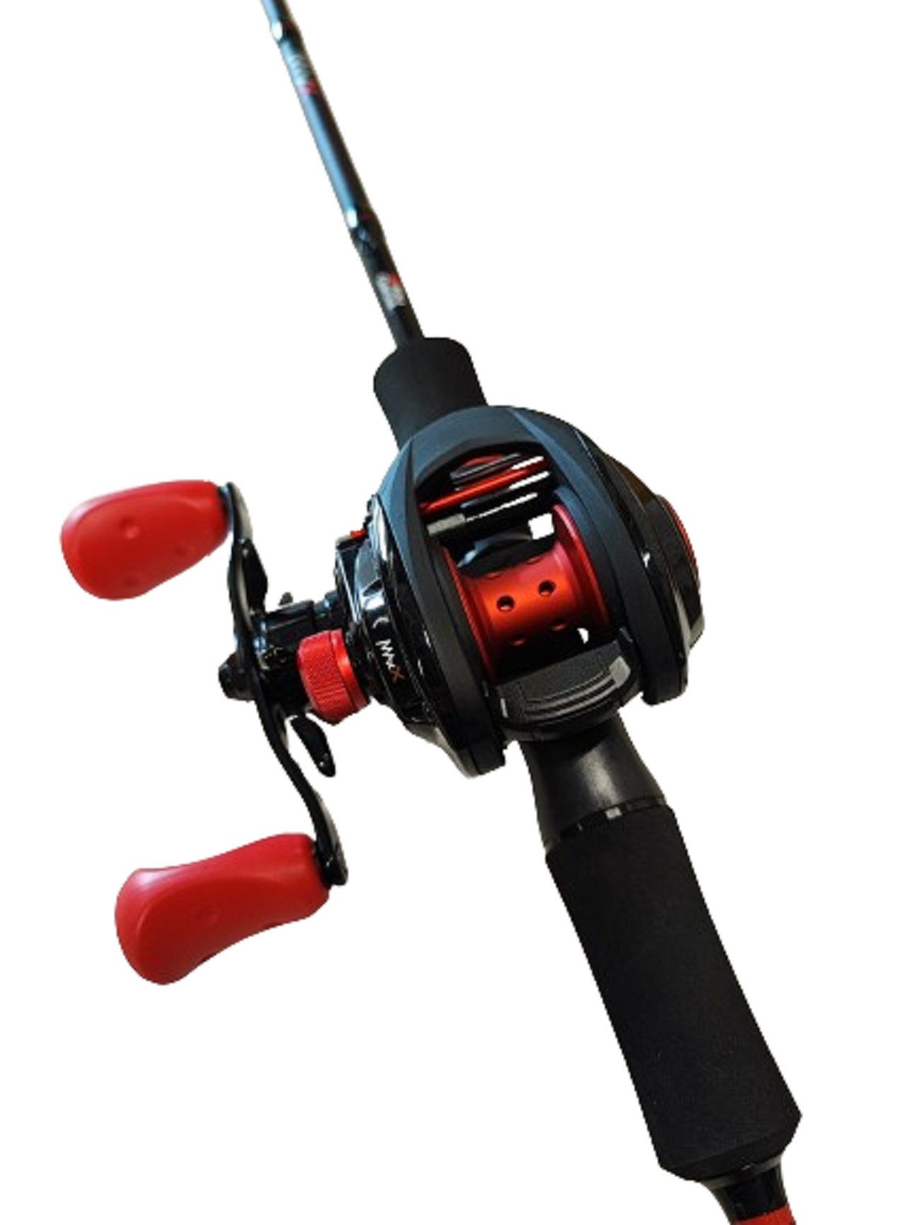 Abu Garcia Baitcasterrute Abu Garcia MAX X Casting Combo NO.1 – Angelset Baitcast Rute & Rolle, (2-tlg), Abu Garcia MAX X Casting Combo NO.1 – Angelset Baitcast Rute & Rolle