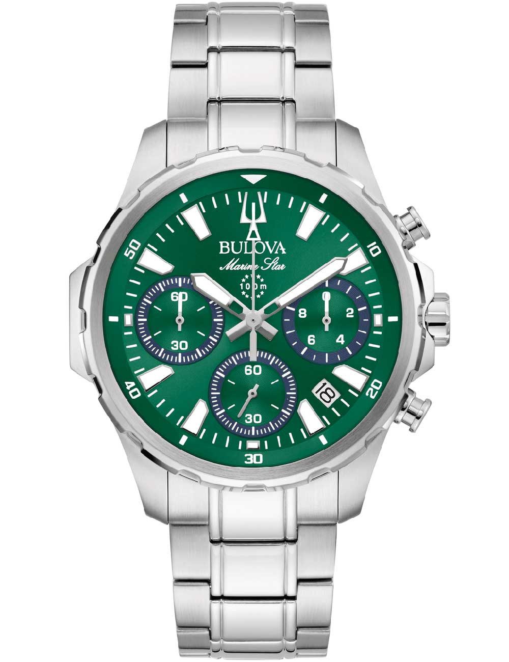 Bulova Quarzuhr Bulova 96B465 Herrenuhr Marine Star Series-B Chronograph 43mm 10ATM Bulova 96B465 Herrenuhr Marine Star Series-B Chronograph 43mm 10ATM
