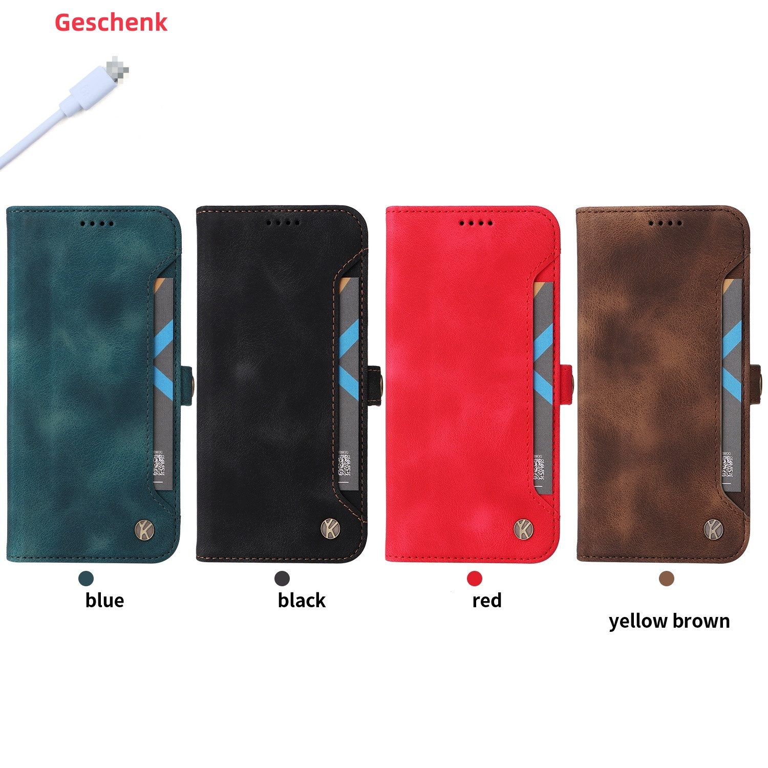 trends for living Handyhülle Leder Handy Hülle Case Cover für Samsung Note 9 10 20 Ultra Pro