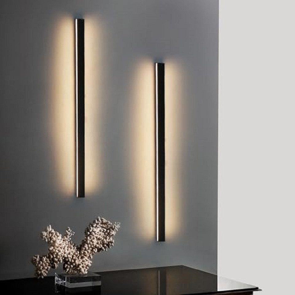 ZMH LED Wandleuchte Innen Schwarz 60/80/100CM günstig online kaufen