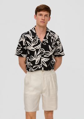 s.Oliver BLACK LABEL Bermudas Regular: Shorts aus Leinen-Lyocell-Mix