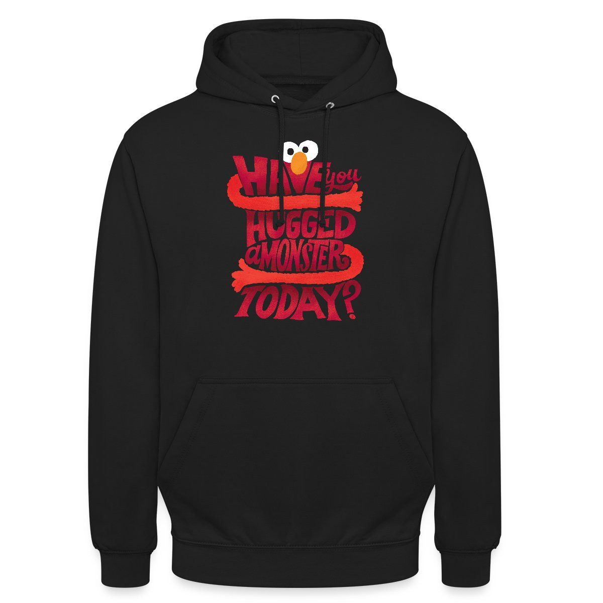 Spreadshirt Hoodie Sesamstraße Design Have You Hugged A Monster Today Unisex Hoodie (1-tlg)