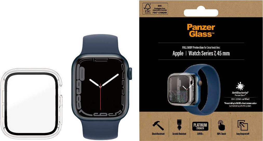 PanzerGlass Displayschutzglas Full Body - Apple Watch 7 (45 mm)