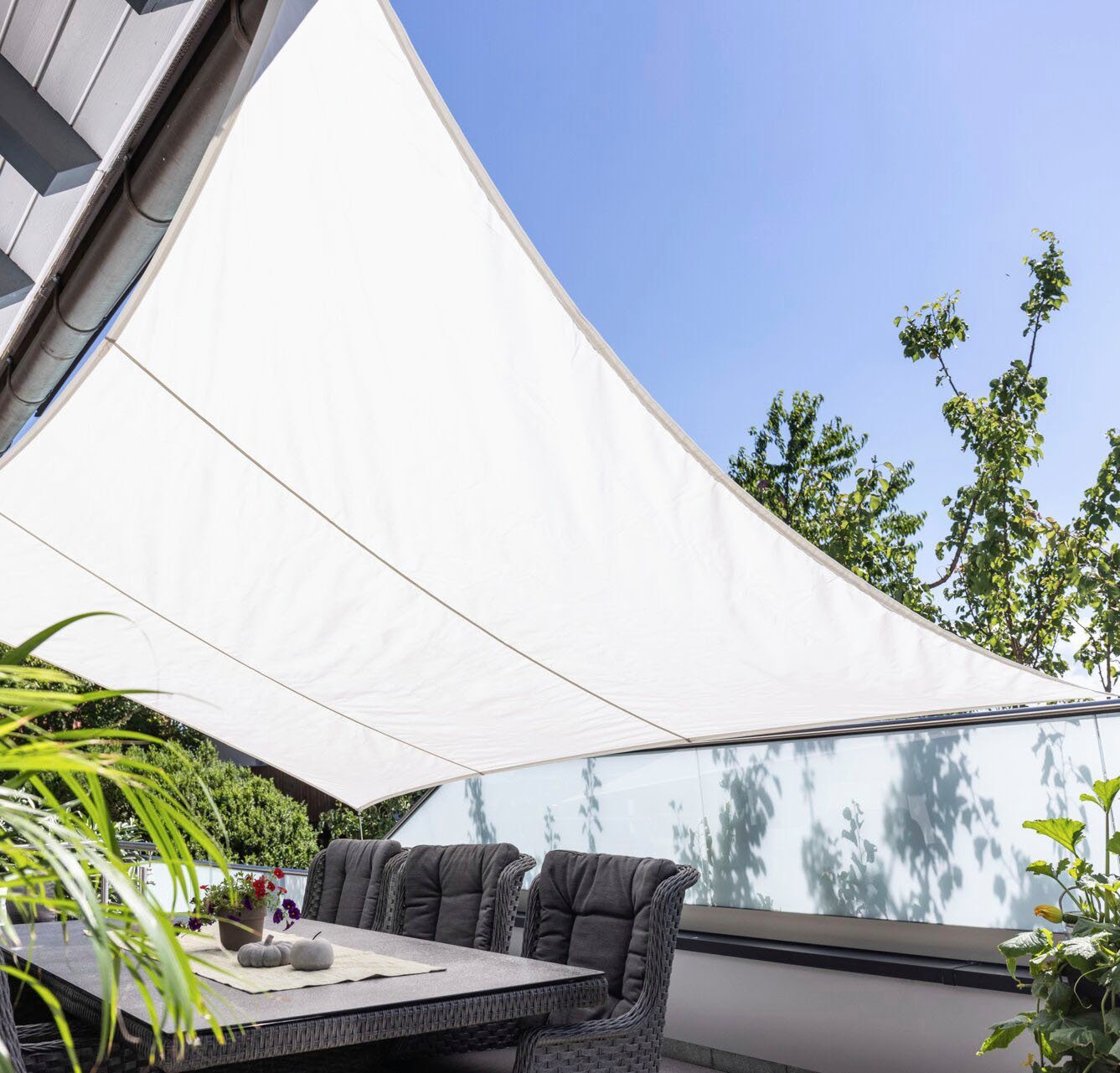 Thumbnail - Windhager Sonnensegel Rechteck, 2x3 m, wasserabweisend