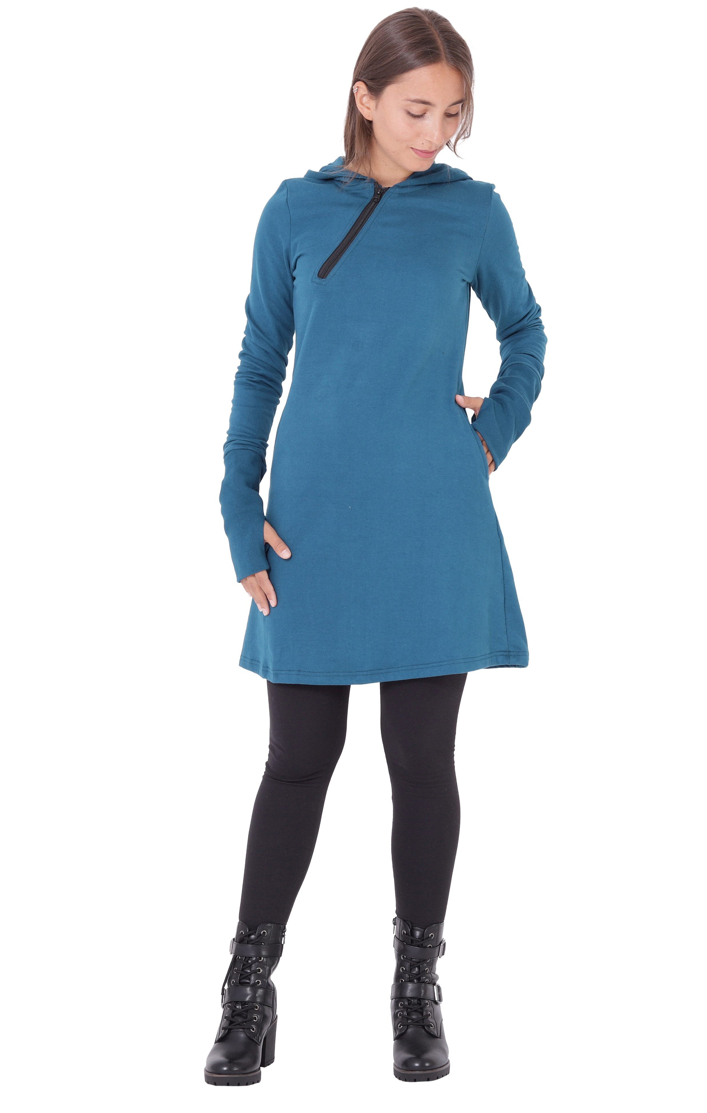 PUREWONDER Sweatkleid Kapuzenkleid dr17 mit Kapuze günstig online kaufen