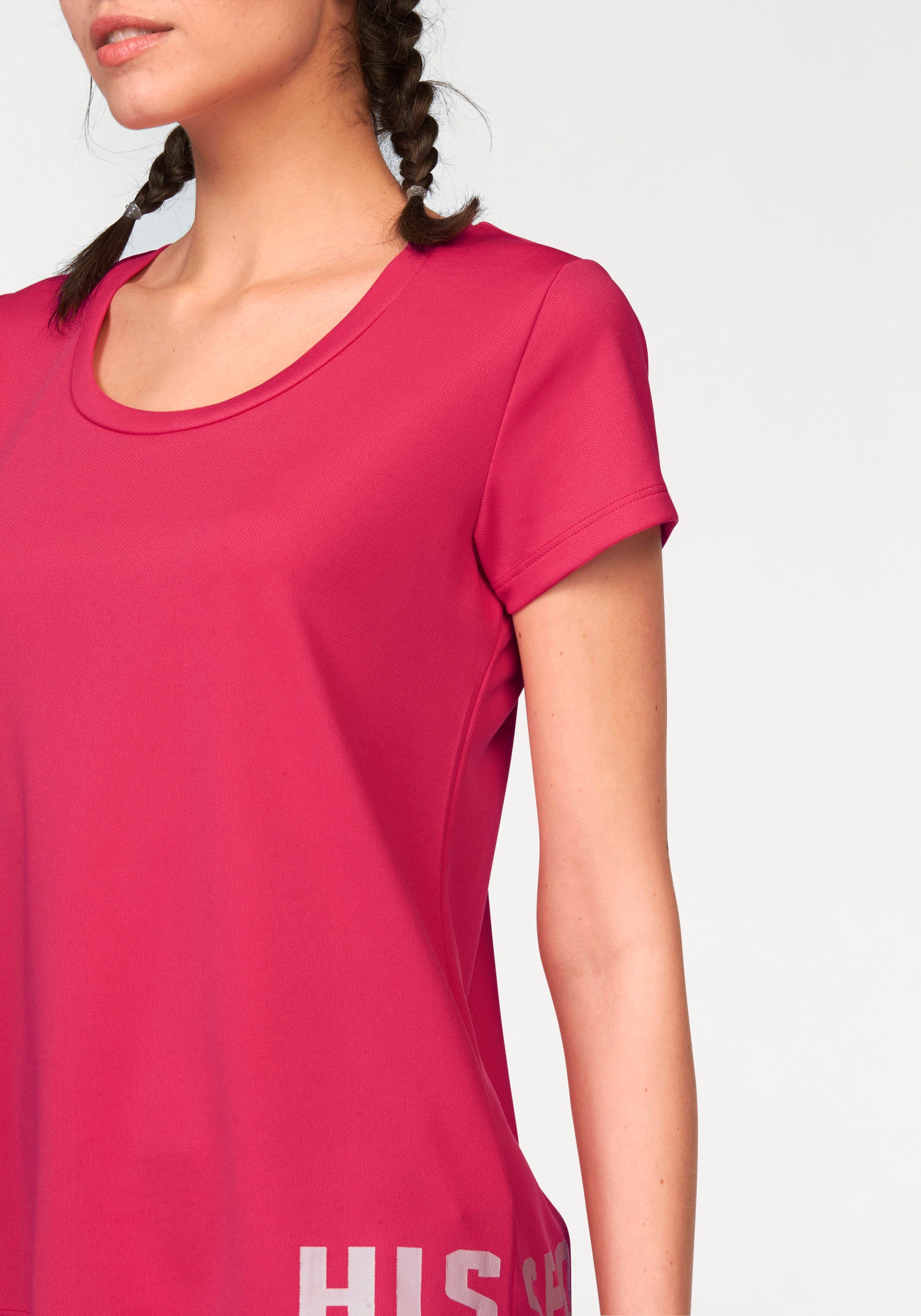 H.I.S Funktionsshirt (Spar-Set, 2er-Pack) figurbetonter Schnitt, sportlicher Look, mit trendigem Logodruck