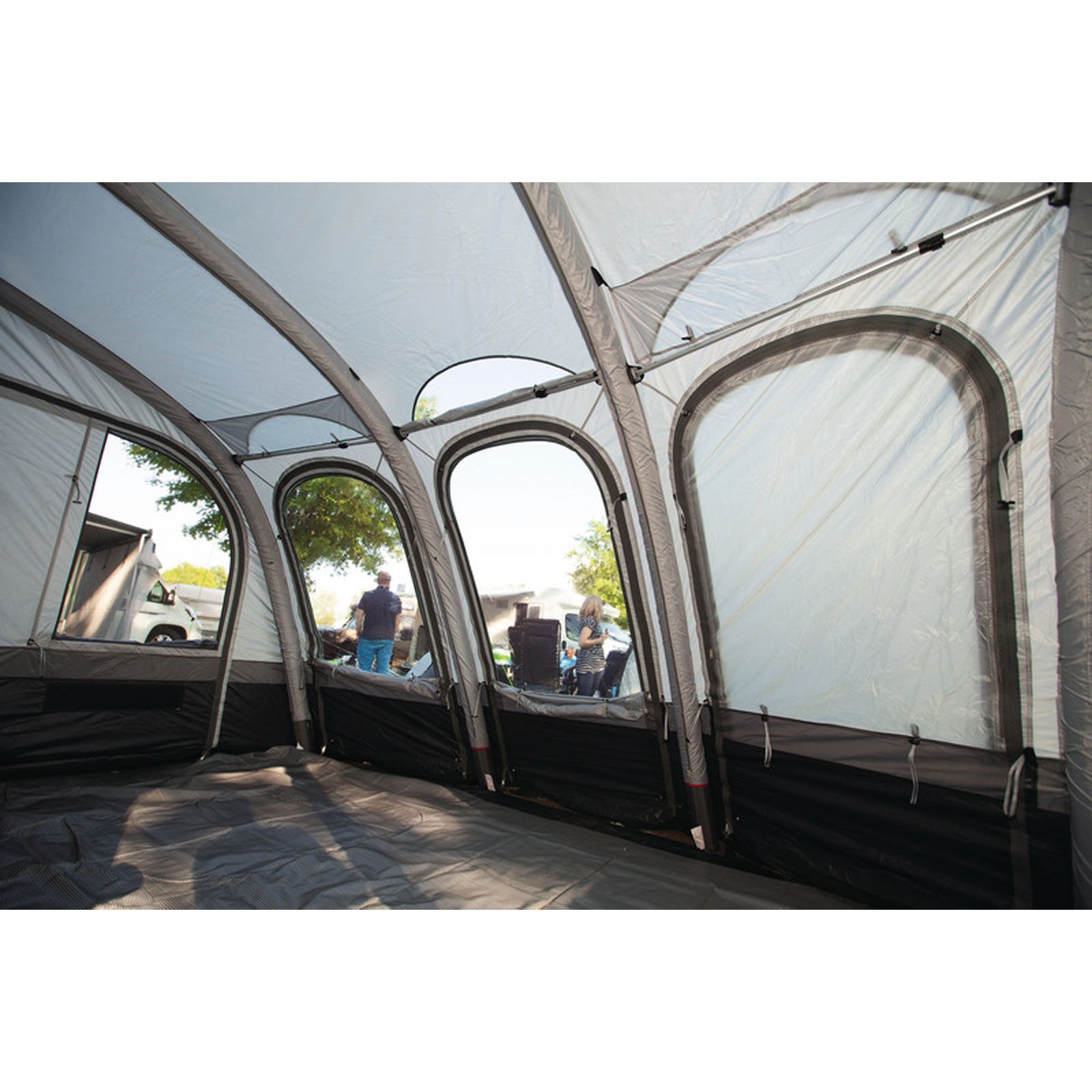 REIMO Reisemobil-Center GmbH Vorzelt Caravanvorzelt Marina Air 3,90m Luftvorzelt für Wohnwagen, Wohnmobil
