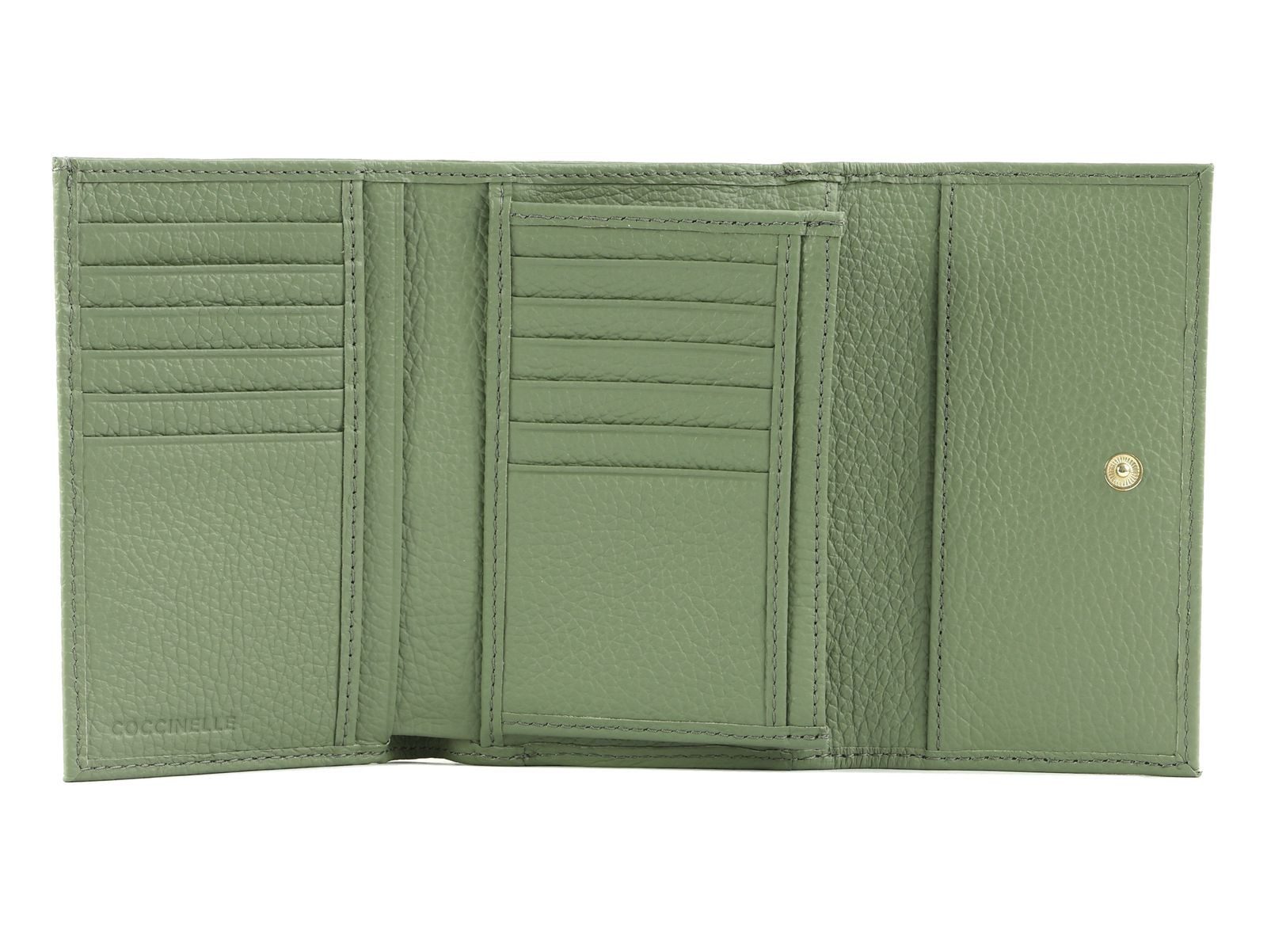 COCCINELLE Geldbörse Wallet Grainy Leather, aus echtem Rindsleder