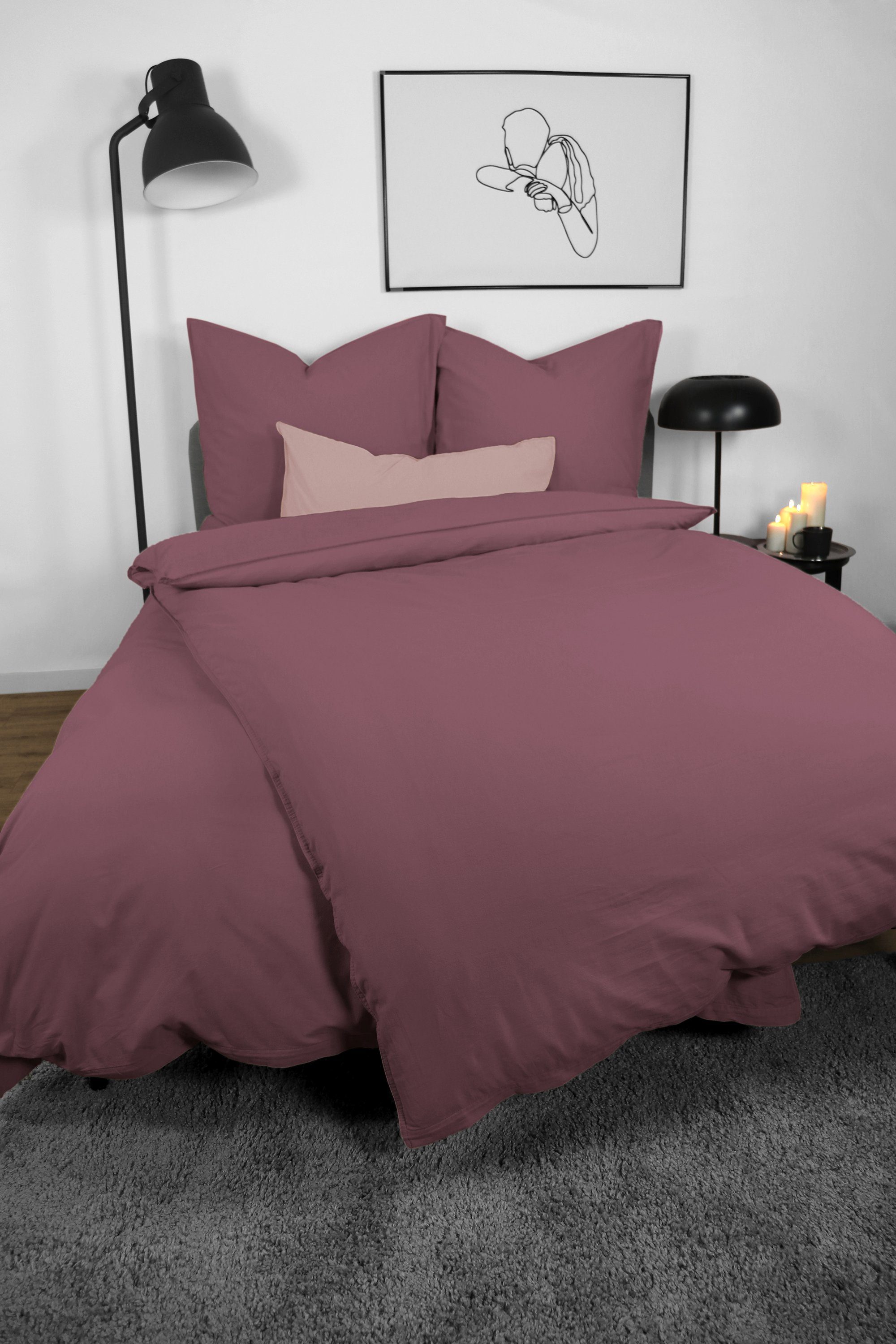 jilda-tex Bettwäsche Lissabon, Renforcé (Bio-Baumwolle), 2 günstig online kaufen