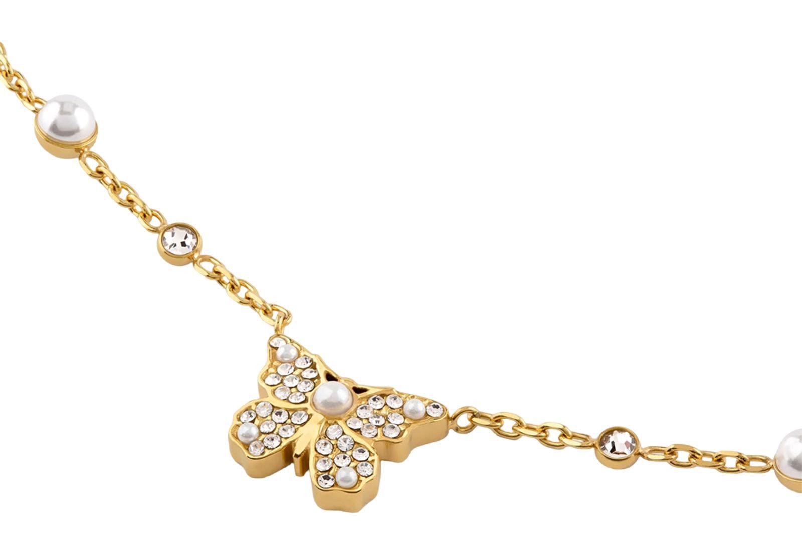 Guess Gliederkette 16-18" Pave Necklace