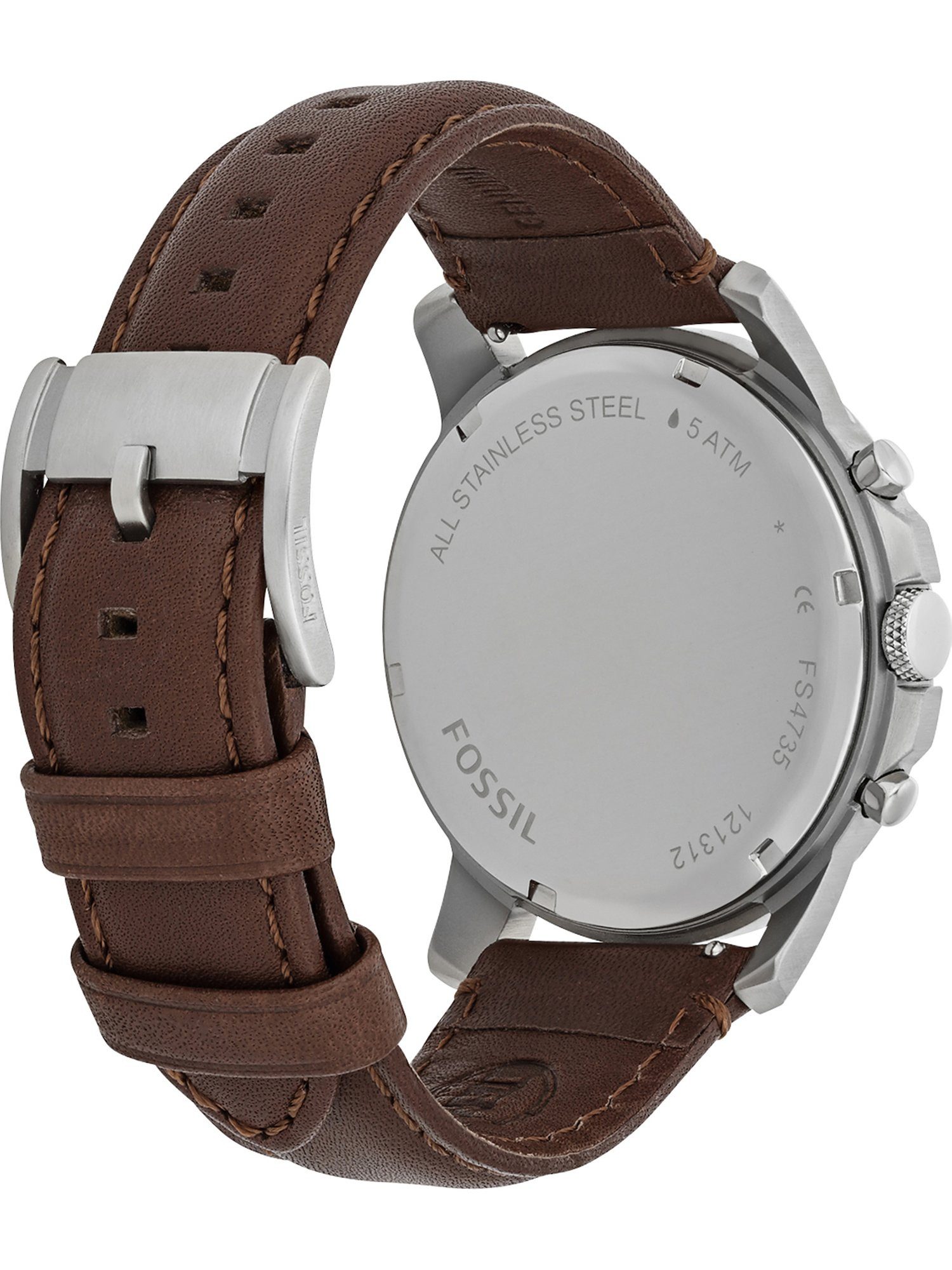 Fossil Chronograph Fossil Herren-Uhren Analog Quarz
