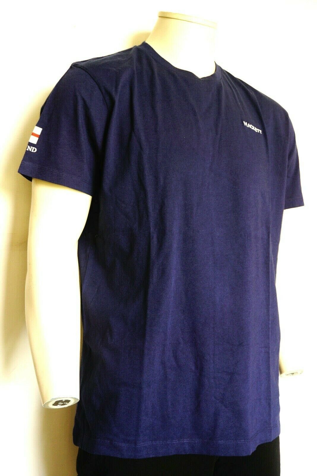 Hacket T-Shirt Hackett Herren T-shirt, Hackett England Blau T- Cup Herren shirts Kurzarm. World